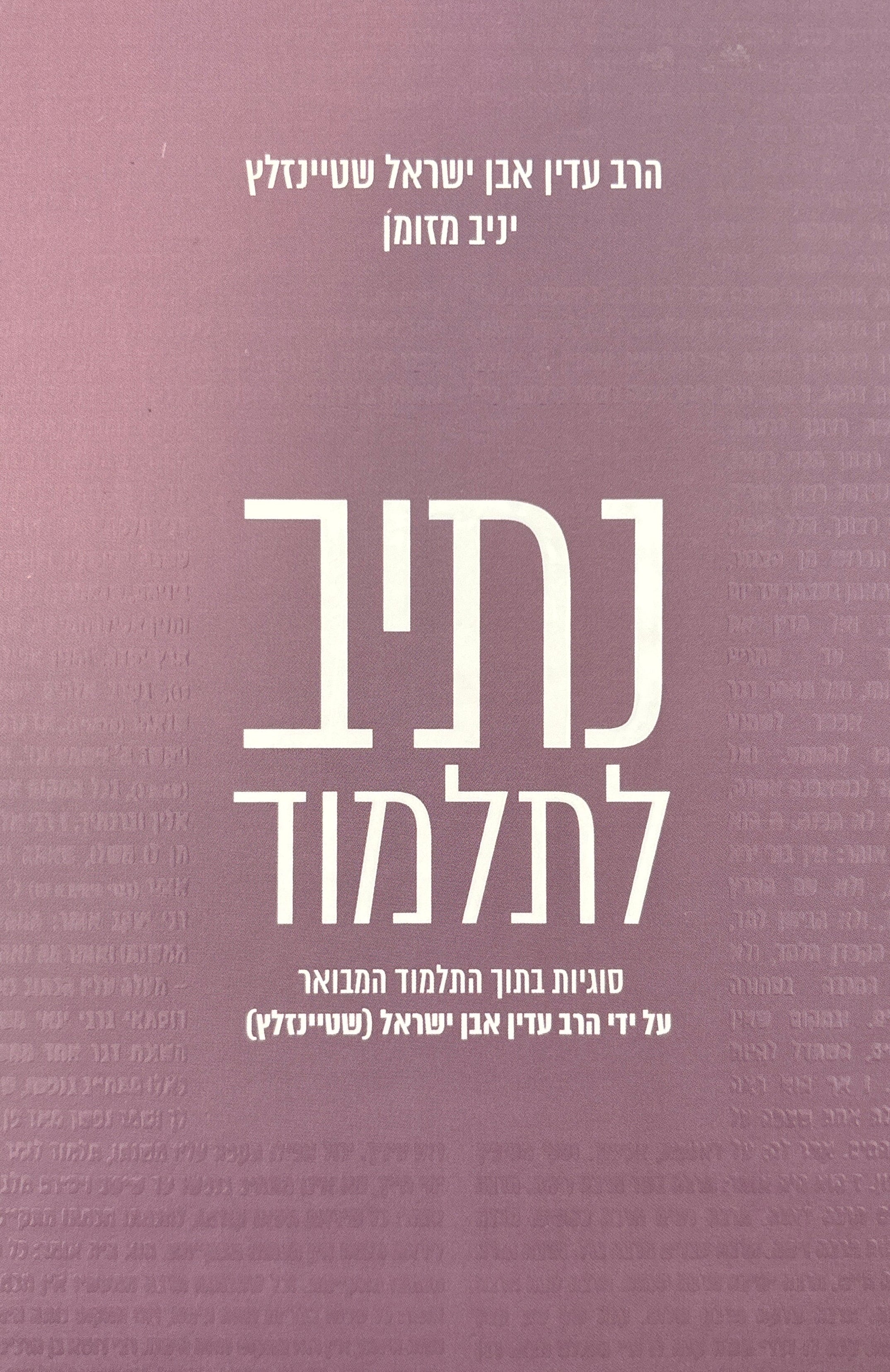 נתיב לתלמוד / סוגיות בתוך התלמוד המבואר