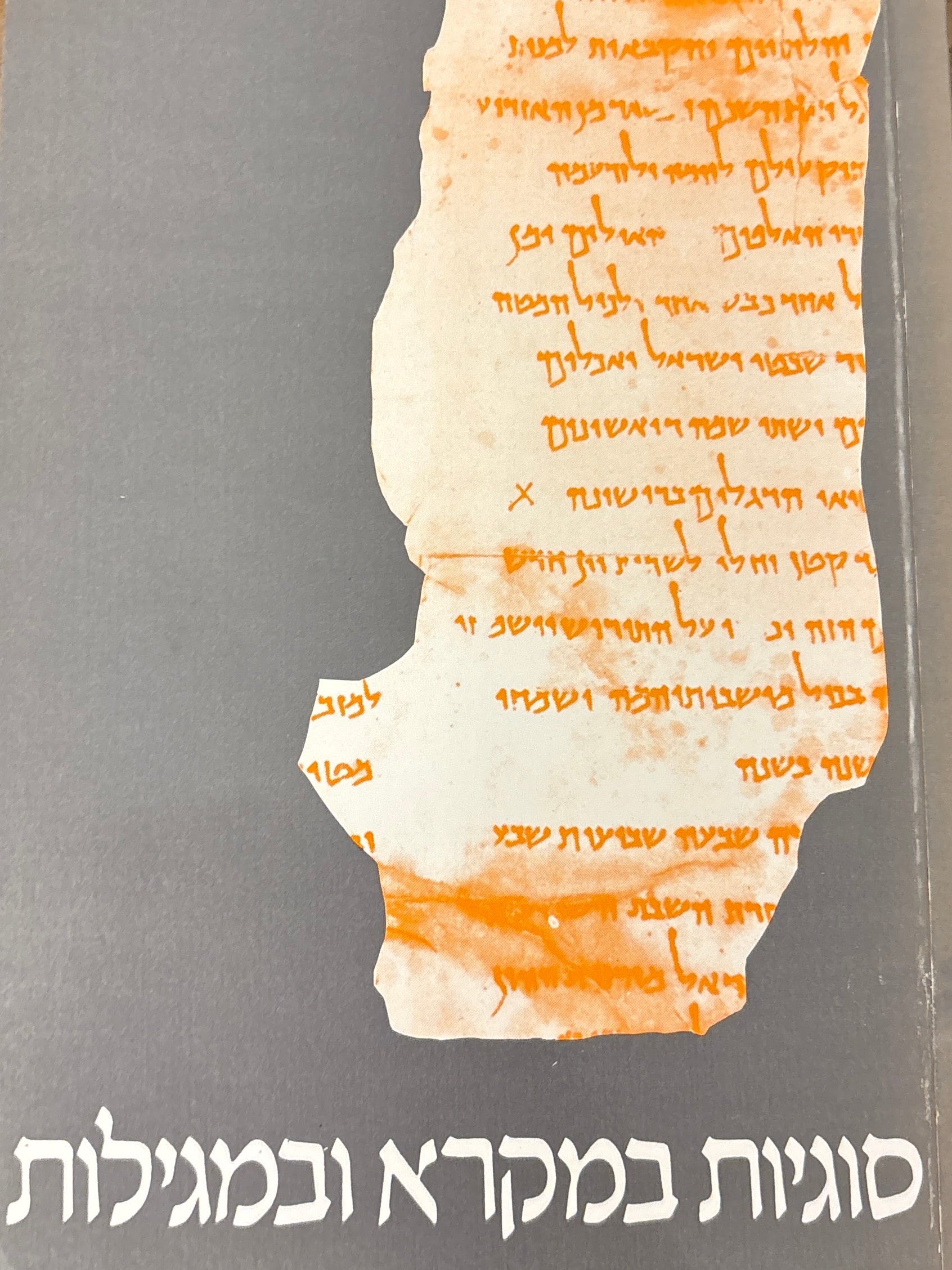 סוגיות במקרא ובמגילות