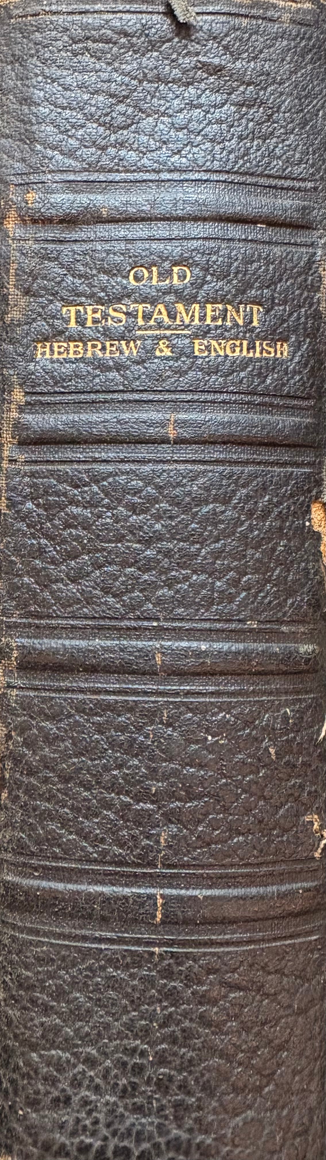 The Holy Scriptures of the Old Testament / Hebrew and English