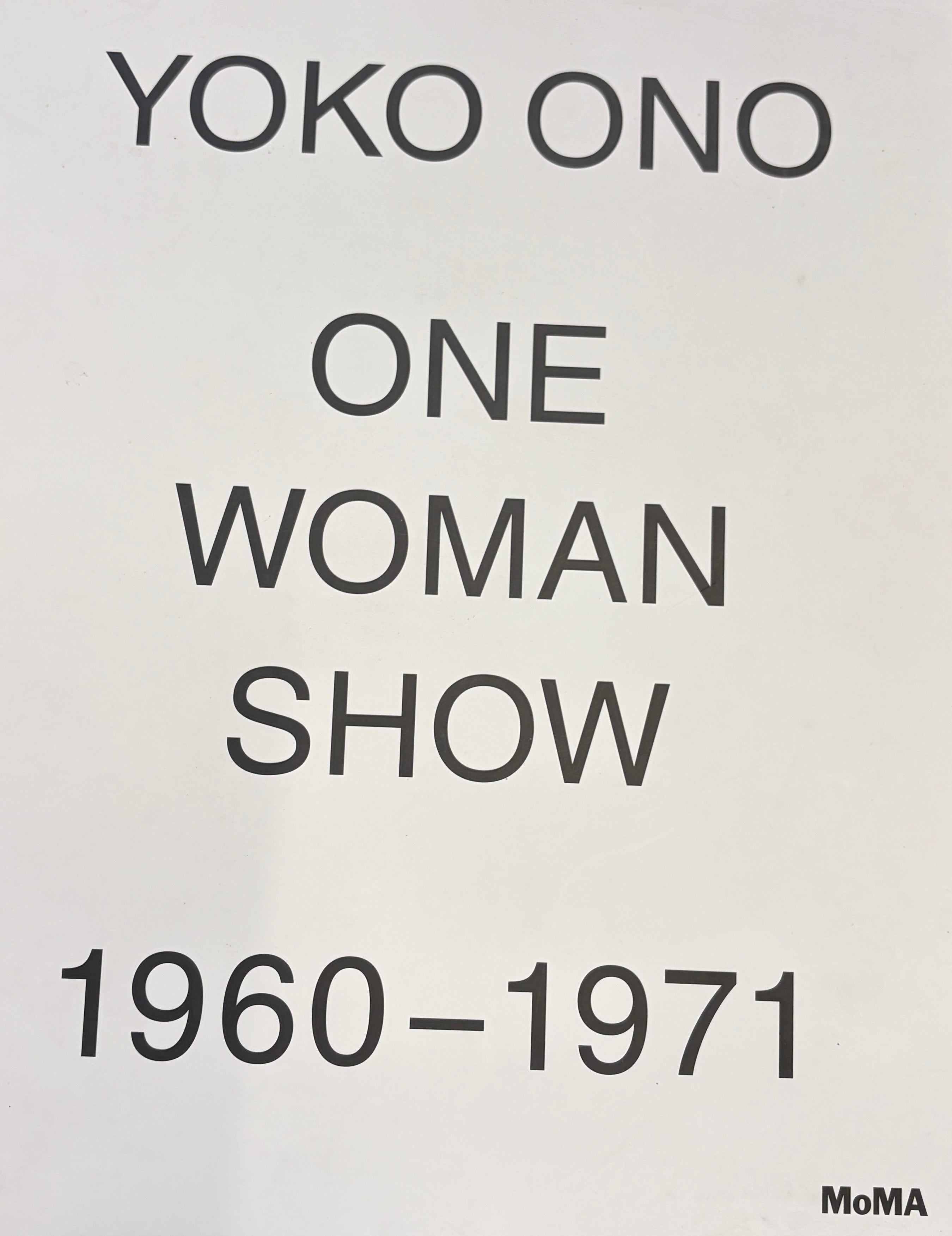 Yoko Ono / One Woman Show 1960-1971