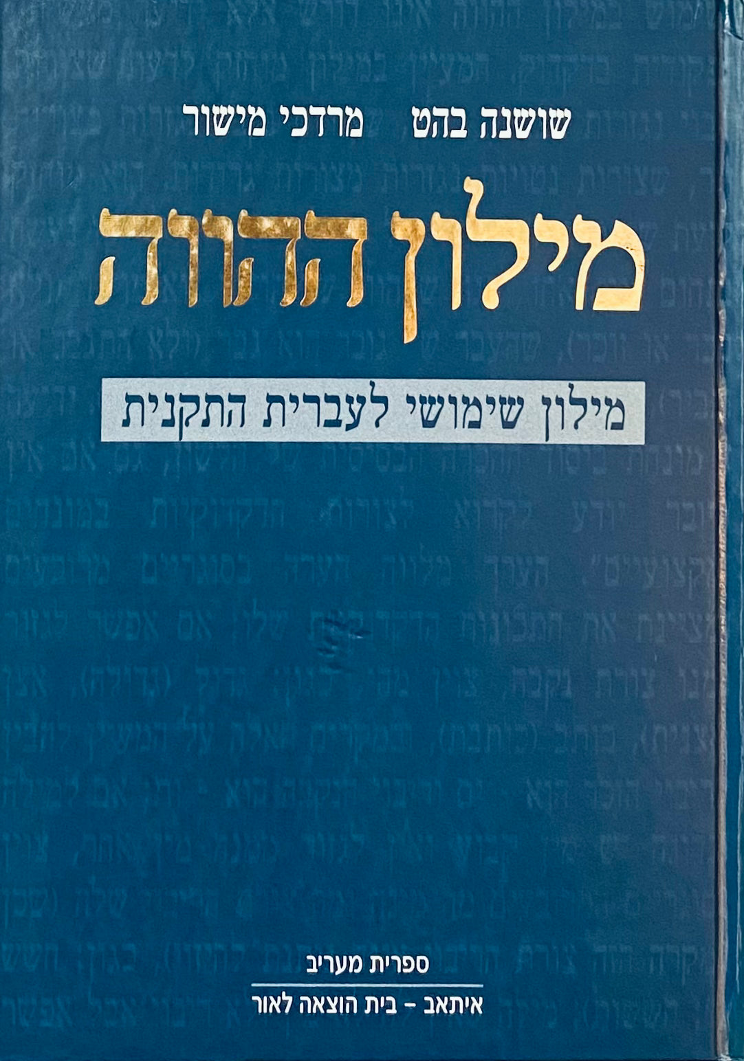 מילון ההווה / מילון שימושי לעברית התקנית