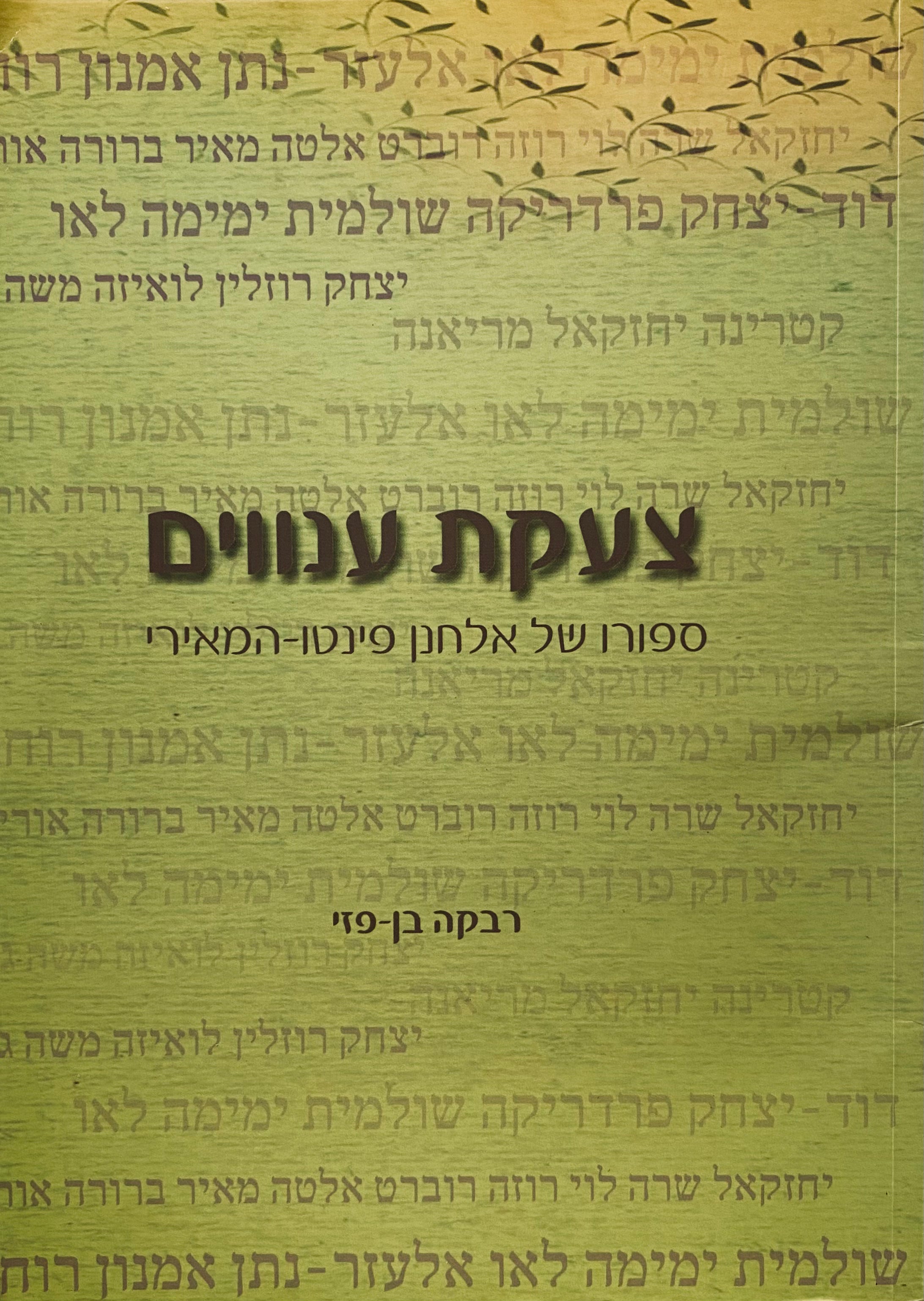 צעקת ענווים: ספורו של אלחנן פינטו-המאירי