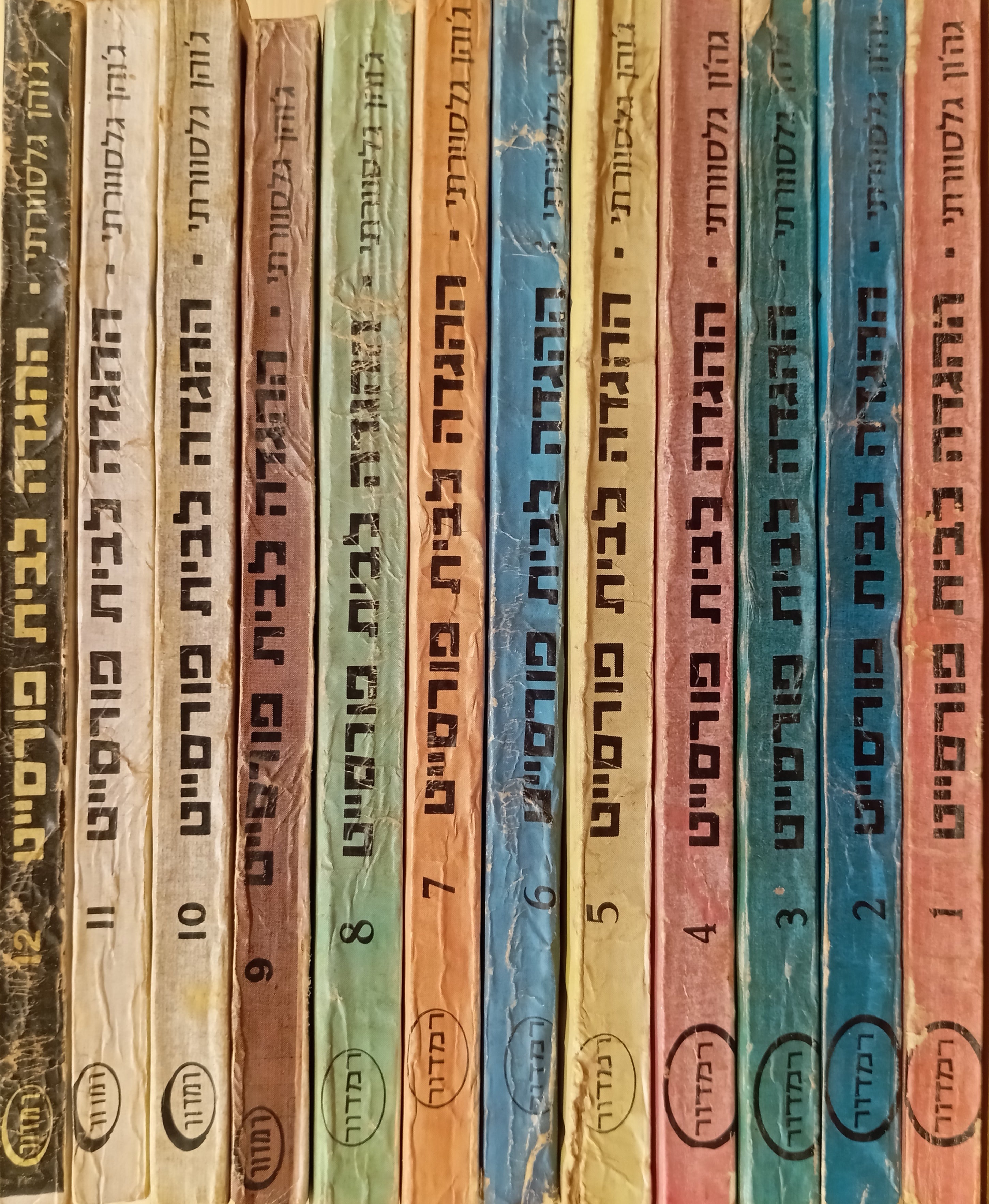 ההגדה לבית פורסייט / תרגום פנחס דנציגר, מהדורת כיס ב-12 כרכים