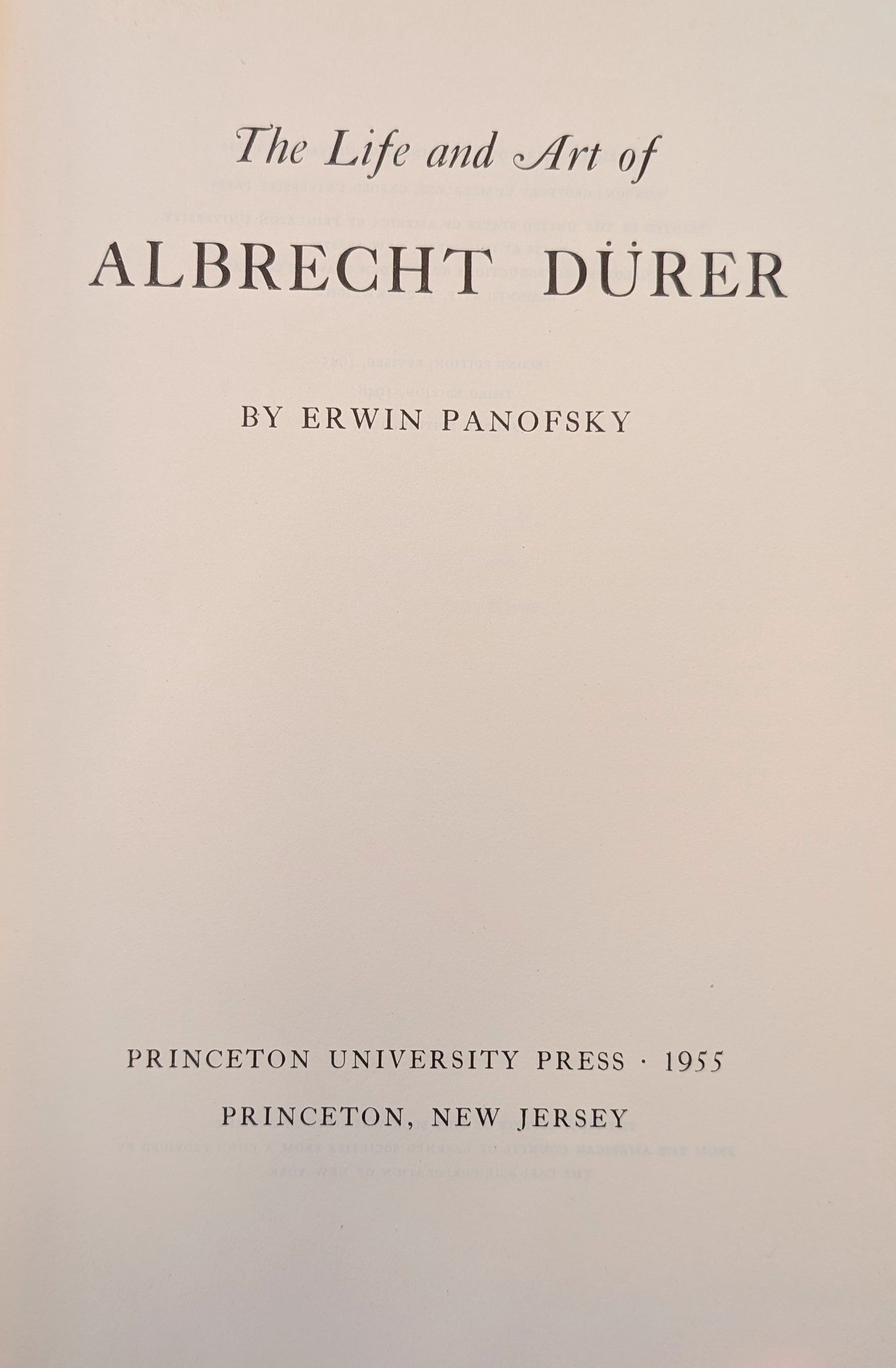 The Life and Art of Albrecht Durer