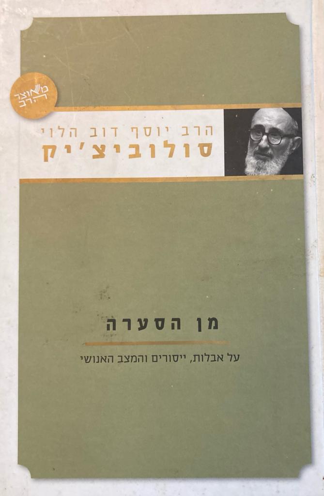 מן הסערה / על אבלות, ייסורים והמצב האנושי