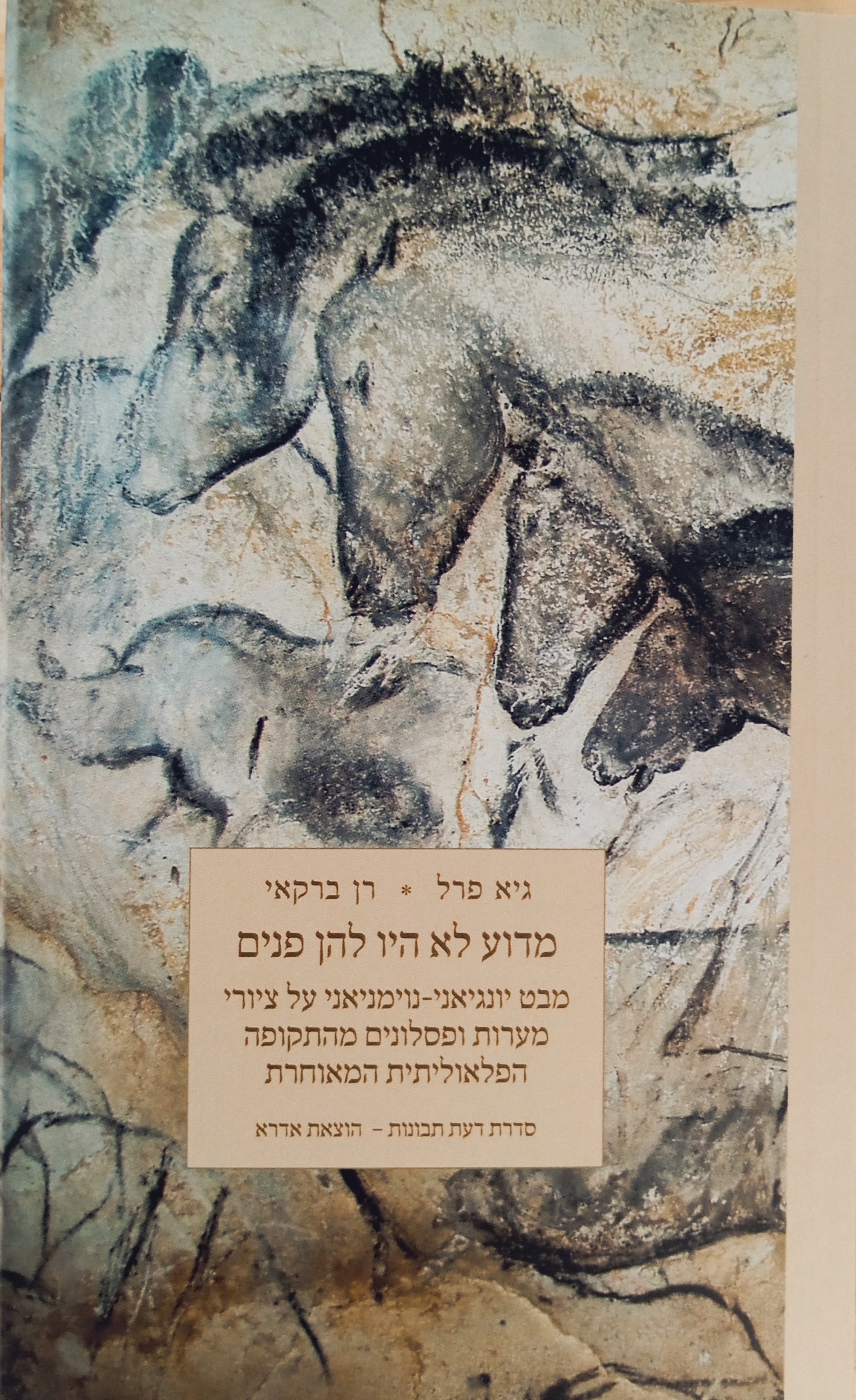 מדוע לא היו להן פנים / מבט יונגיאני-נוימניאני על ציורי מערות ופסלונים מהתקופה הפלאוליתית המאוחרת