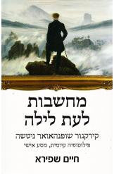 מחשבות לעת לילה: קירקגור, שופנהאואר, ניטשה / פילוסופיה קיומית, מסע אישי
