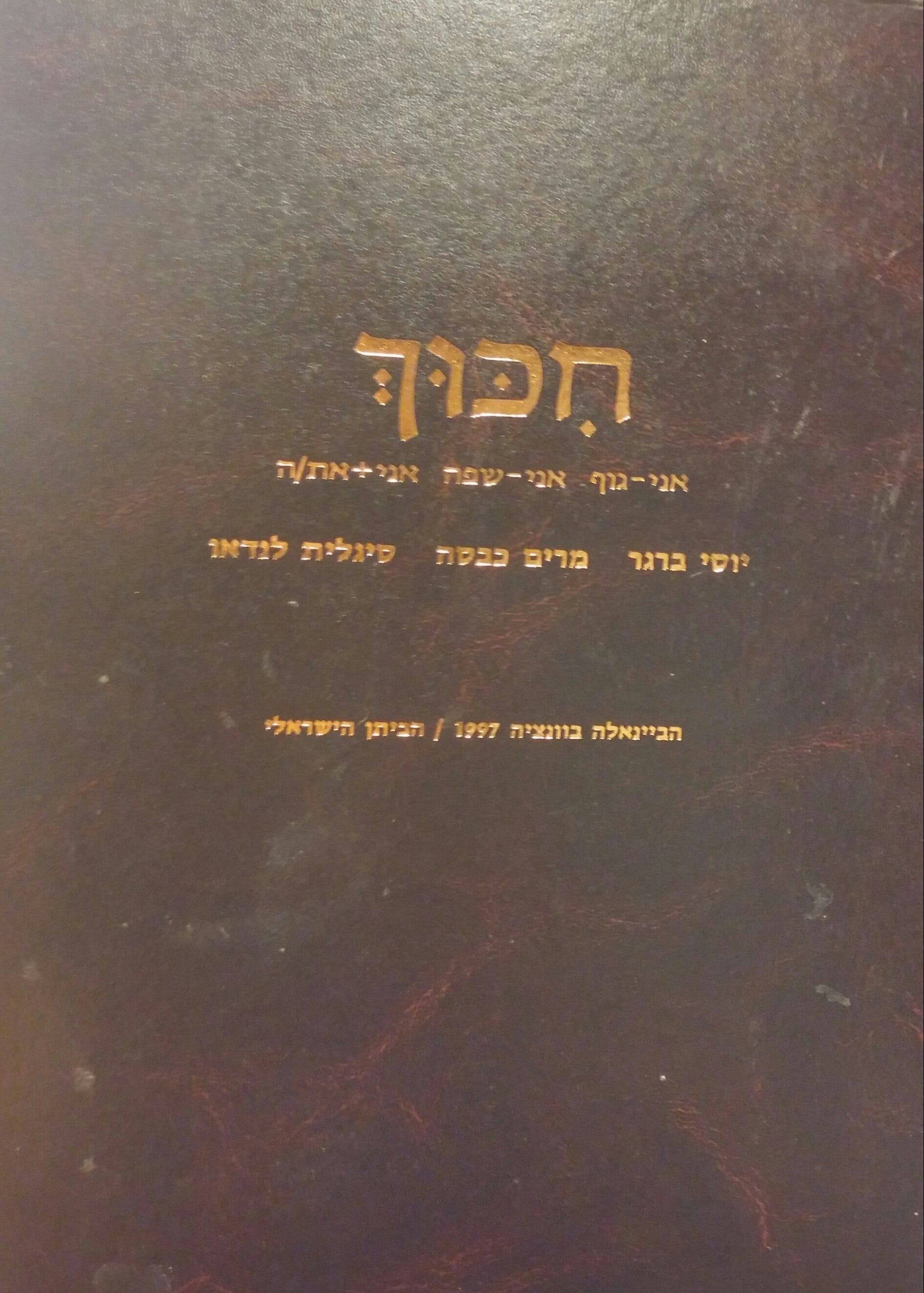 חכוך / אני-גוף/ אני-שפה/ אני+את/ה/ הביינאלה בוונציה 1997 הביתן הישראלי