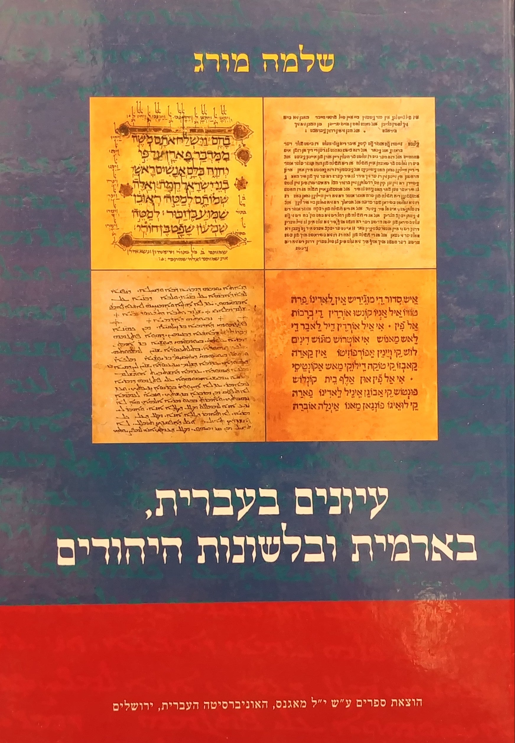 עיונים בעברית בארמית ובלשונות היהודים