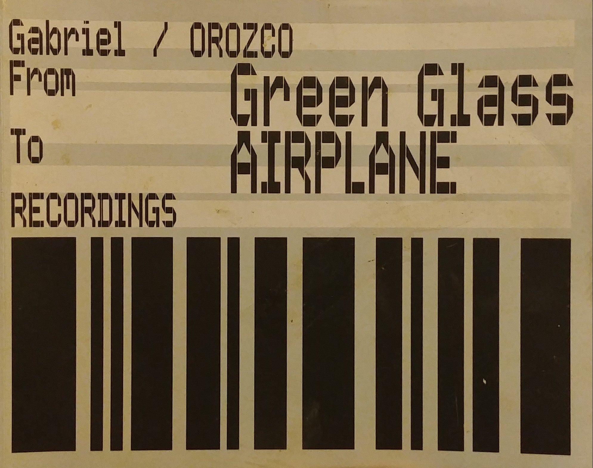 From Green Glass to Airplane