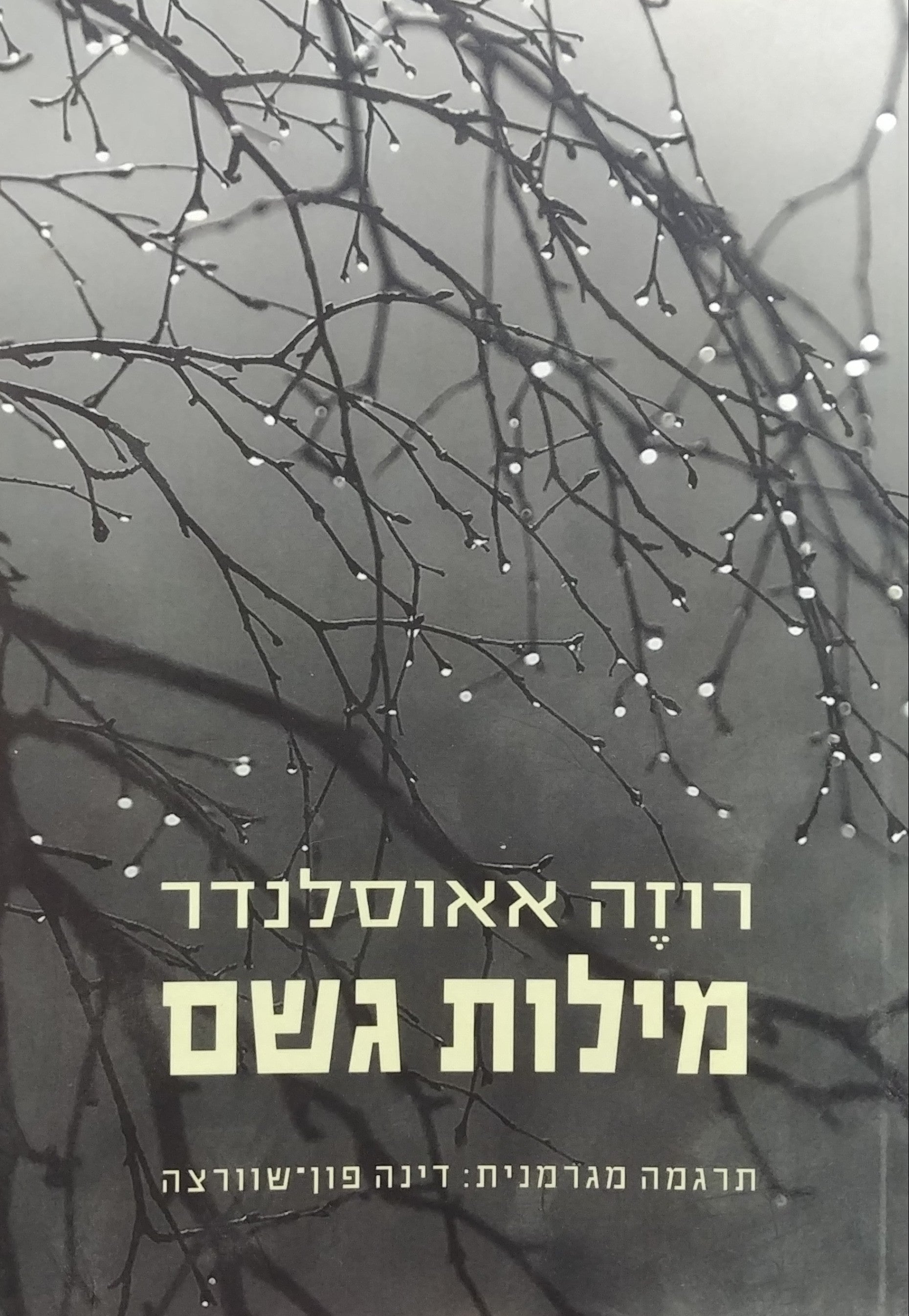 מילות הגשם/ מבחר שירים
