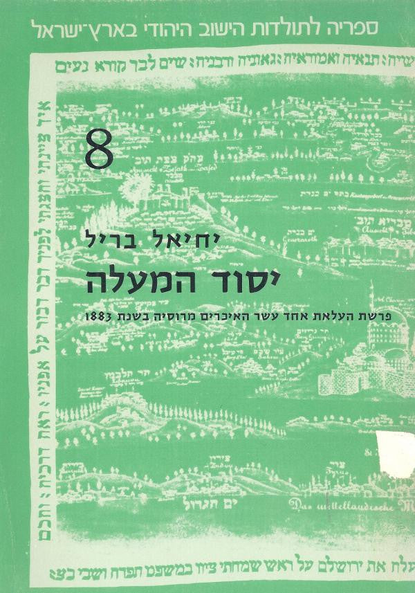 יסוד המעלה / פרשת העלאת אחד עשר האיכרים מרוסיה בשנת 1883