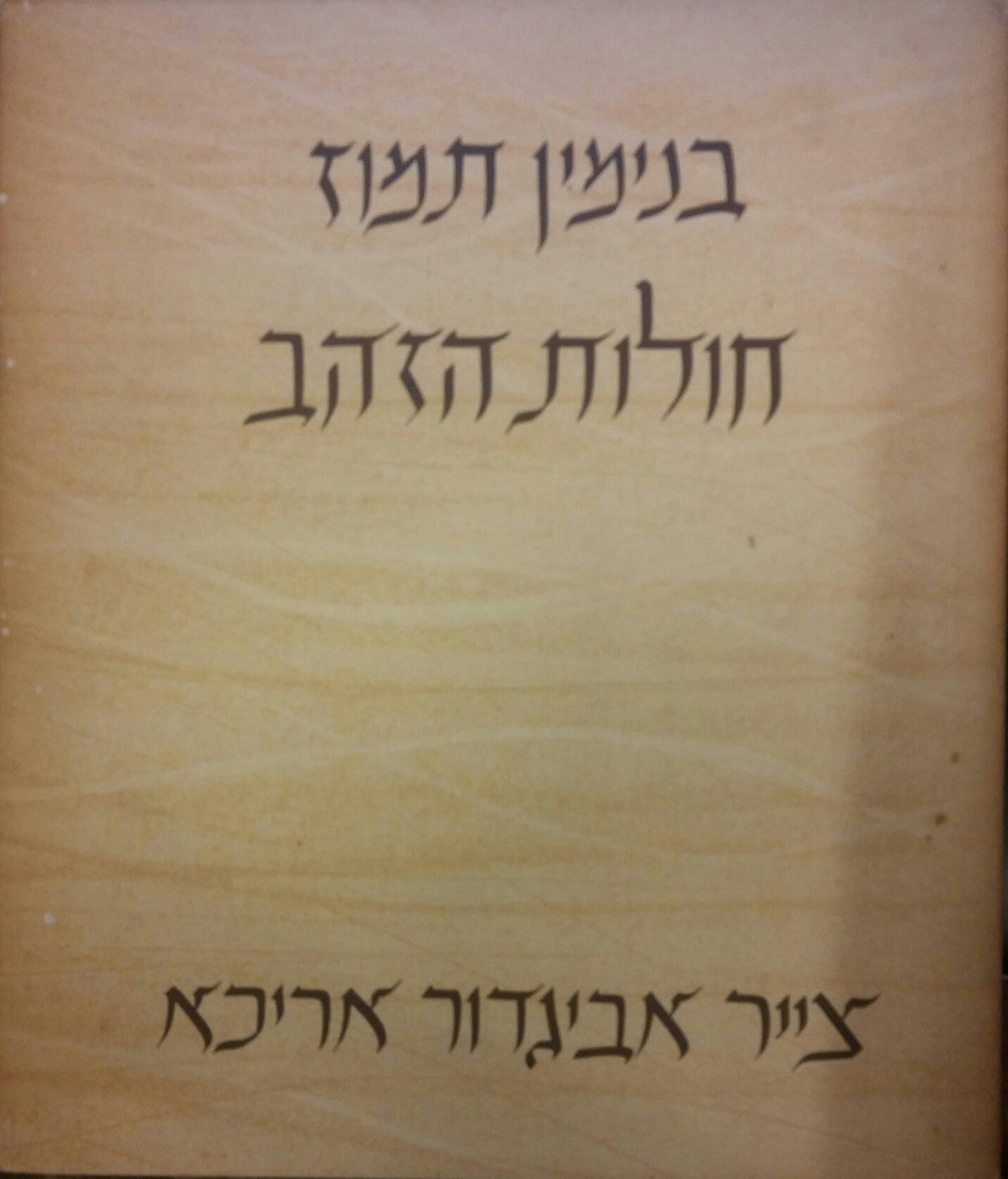 חולות הזהב / מהדורה אלבומית עם איורים של אביגדור אריכא