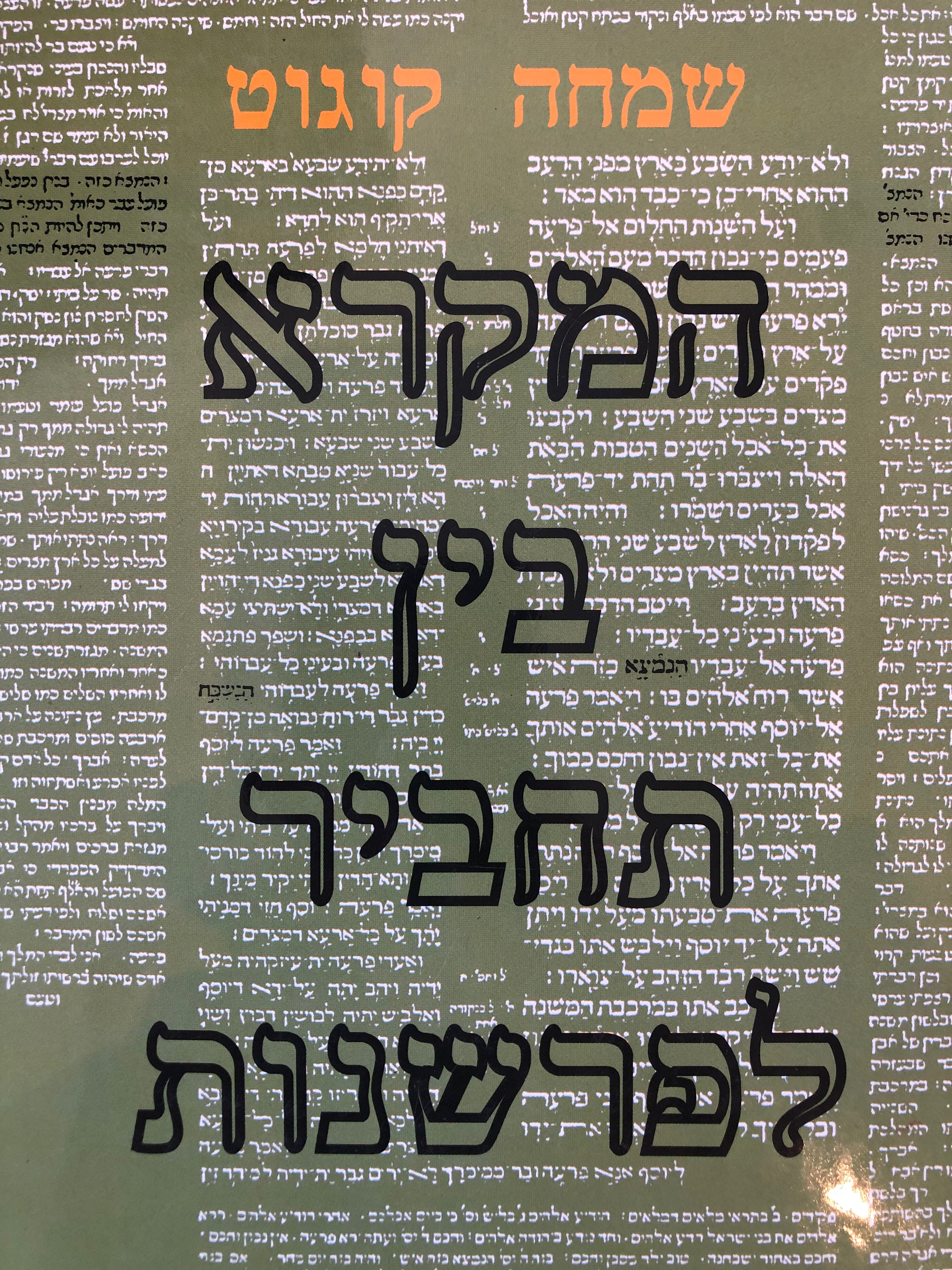 המקרא בין תחביר לפרשנות