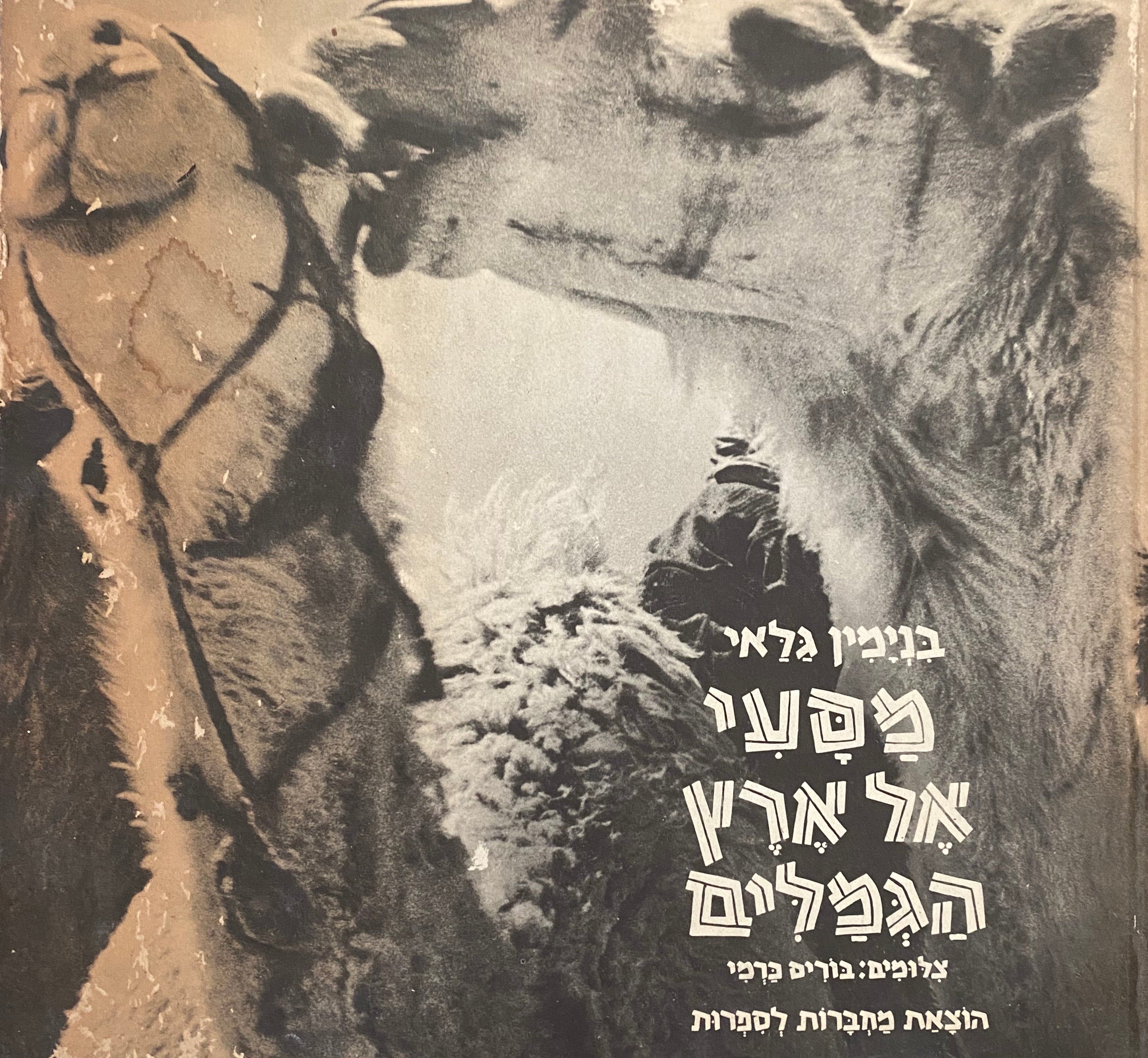 מסעי אל ארץ הגמלים/ הקדשה מאת בנימין גלאי