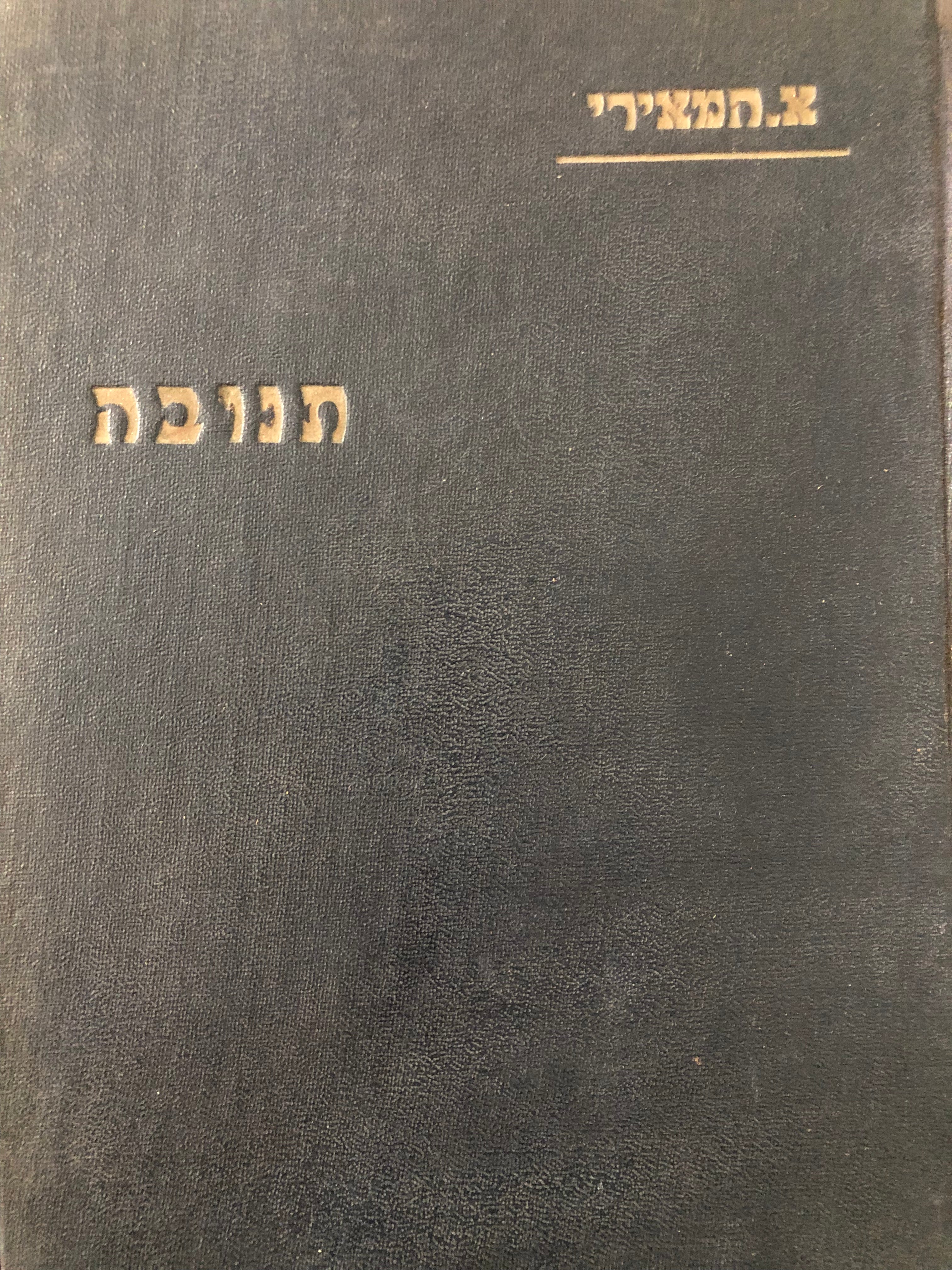 תנובה: רומן / בשני כרכים