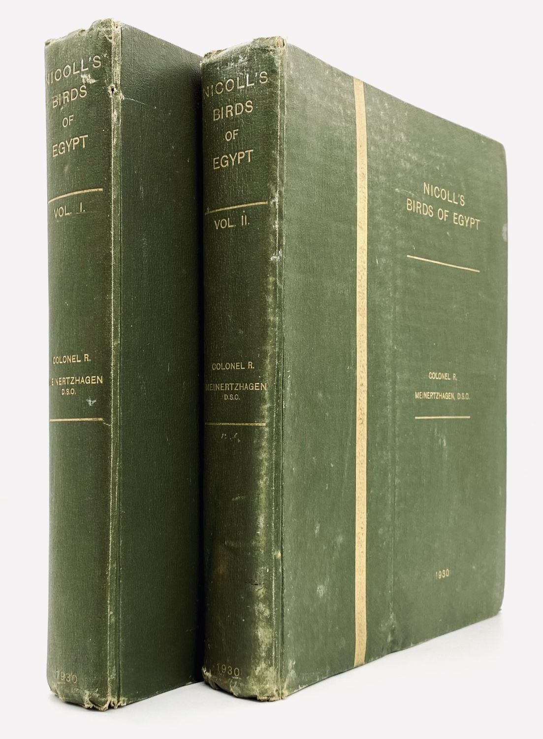 NICOLL'S BIRDS OF EGYPT / two volumes