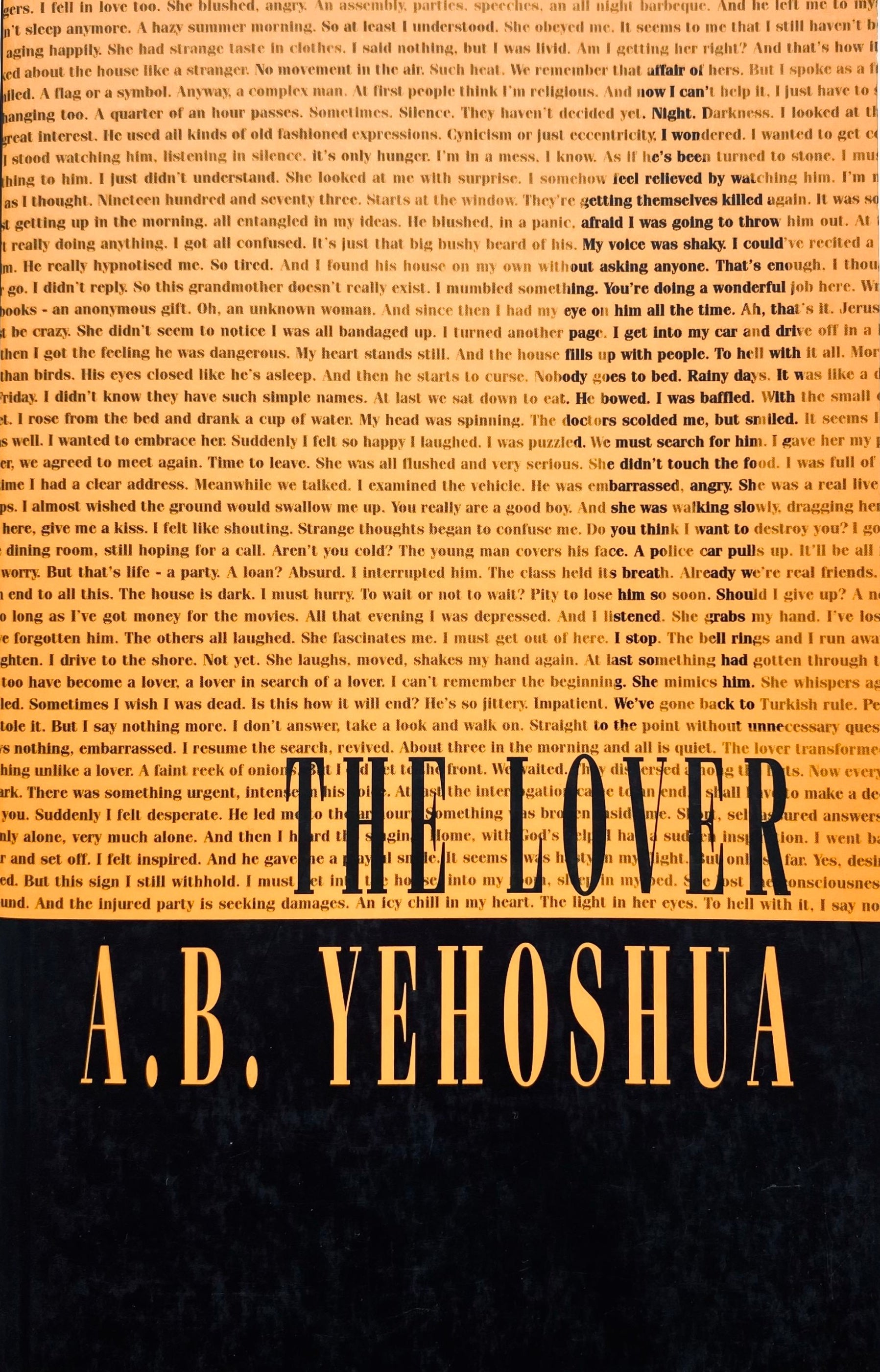 The Lover / signed by the author A. B. Yehoshua