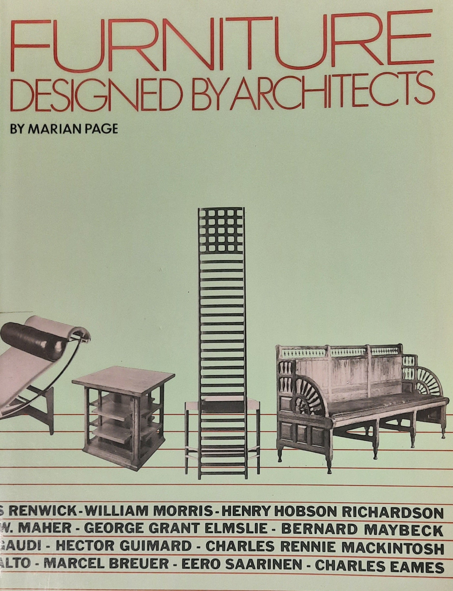 Furniture designed by architects