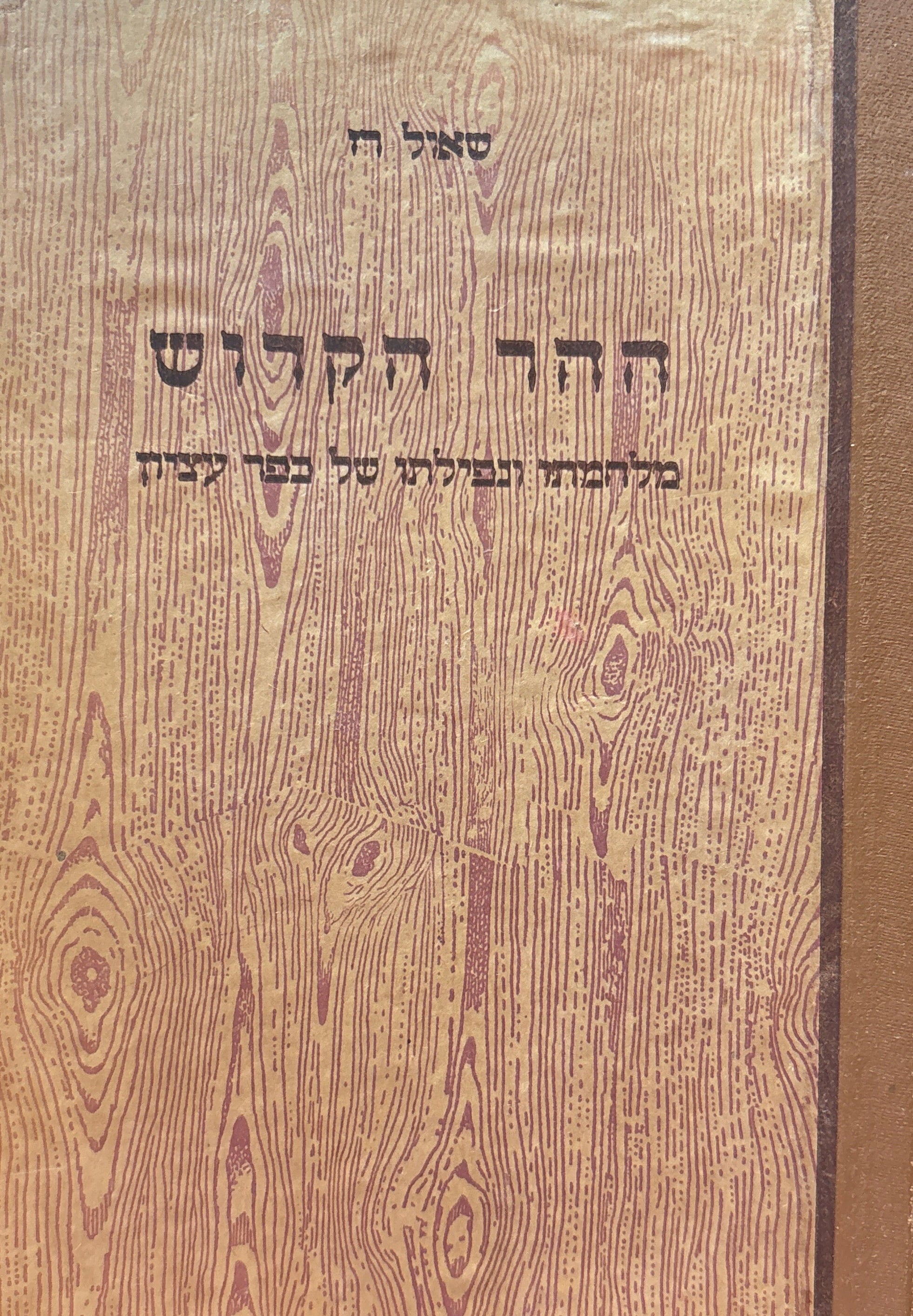 ההר הקדוש / מלחמתו ונפילתו של כפר עציון