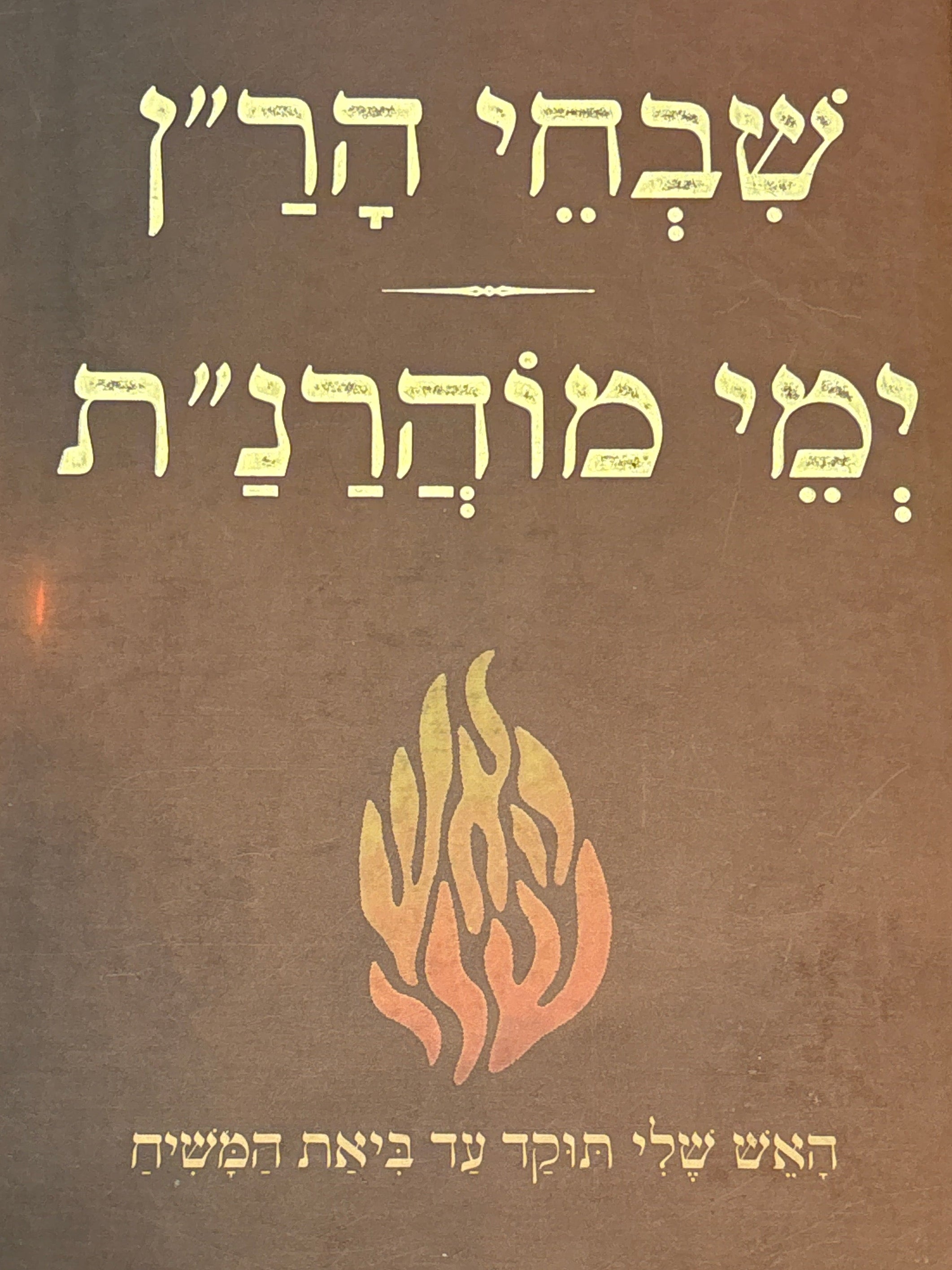 שברי הר"ן / ימי מוהרנ"ת