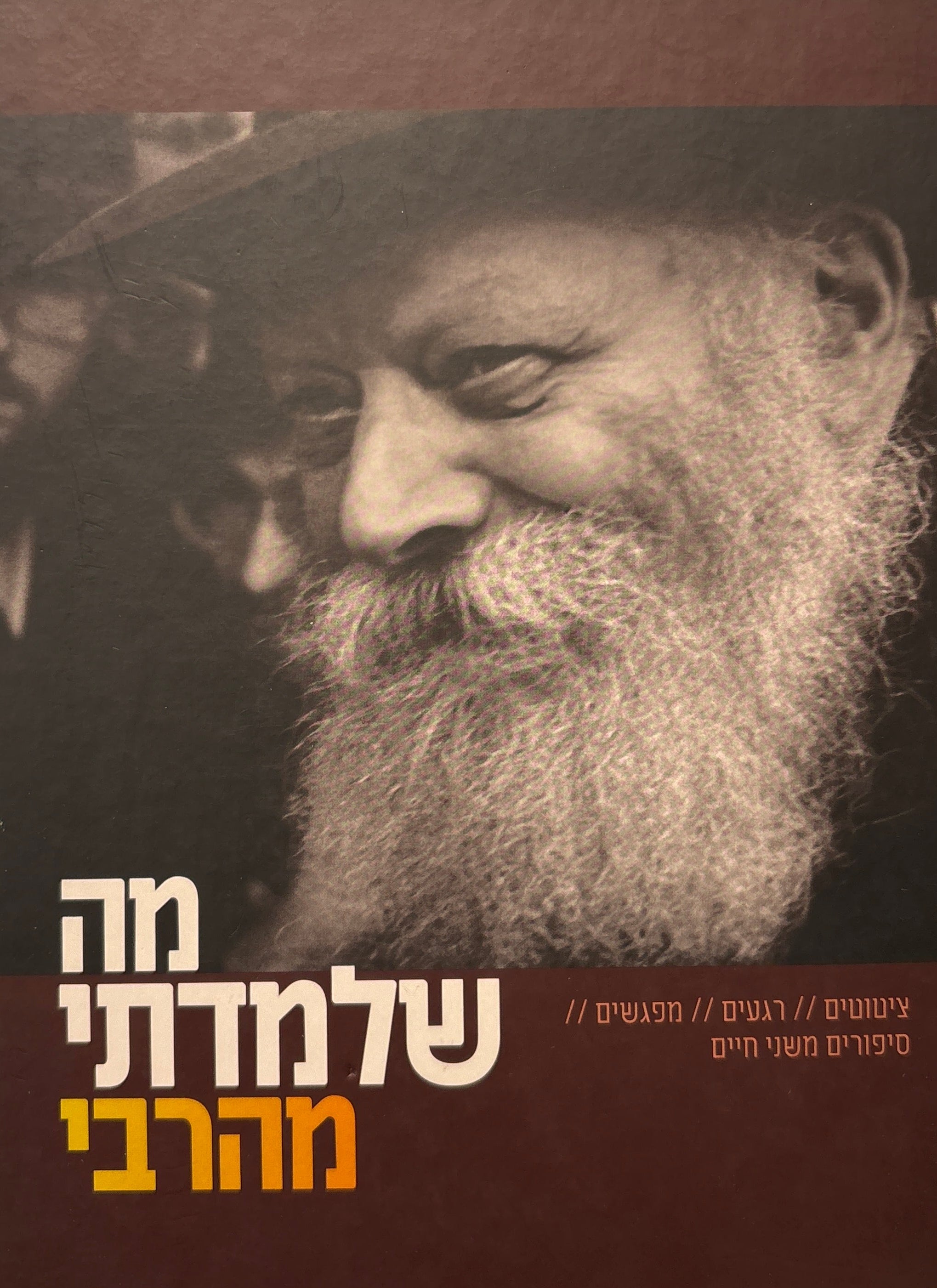 מה שלמדתי מהרבי / ציטוטים, רגעים, מפגשים, סיפורים משני חיים