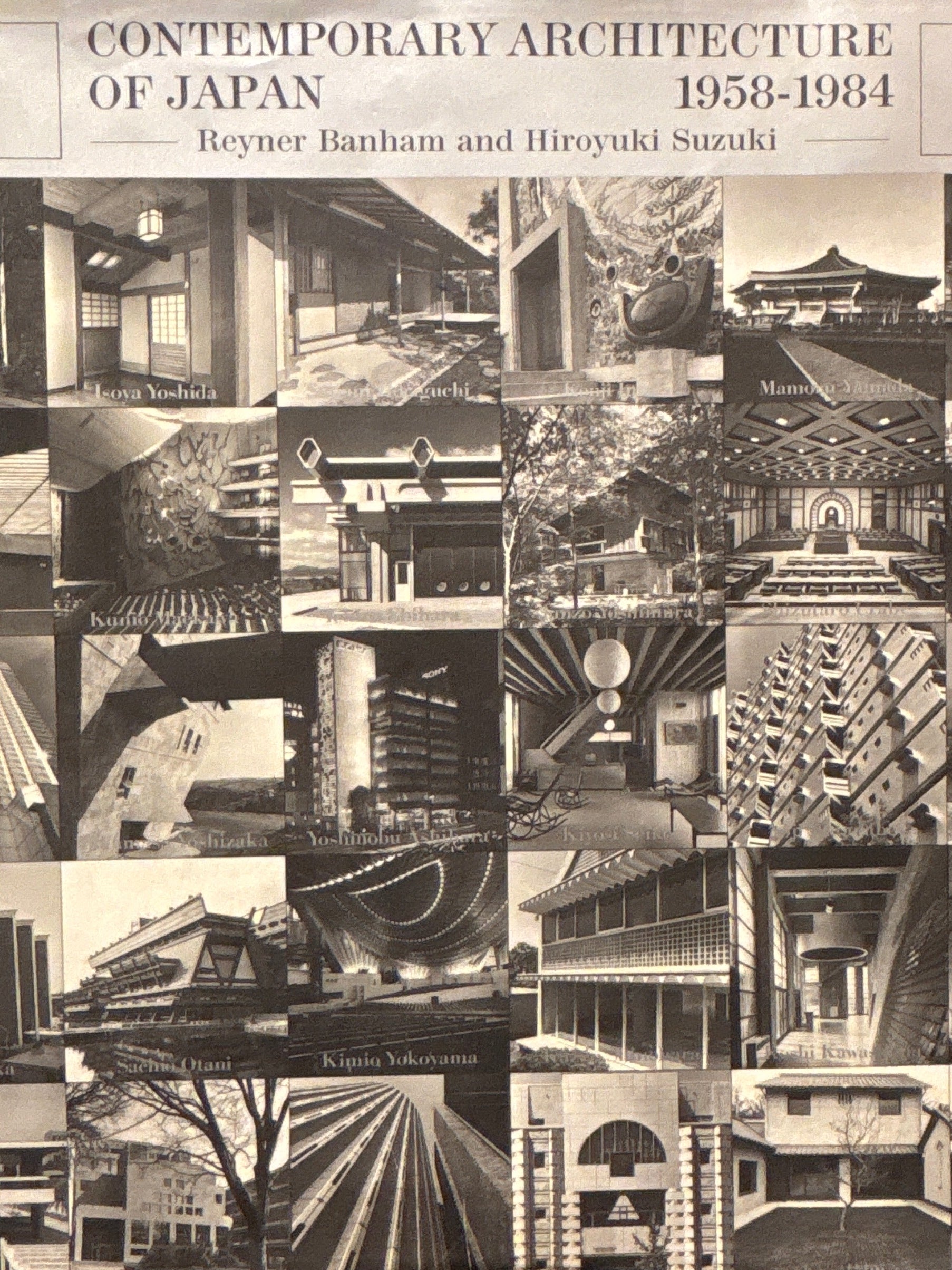 CONTEMPORARY ARCHITECTURE OF JAPAN / 1958-1984