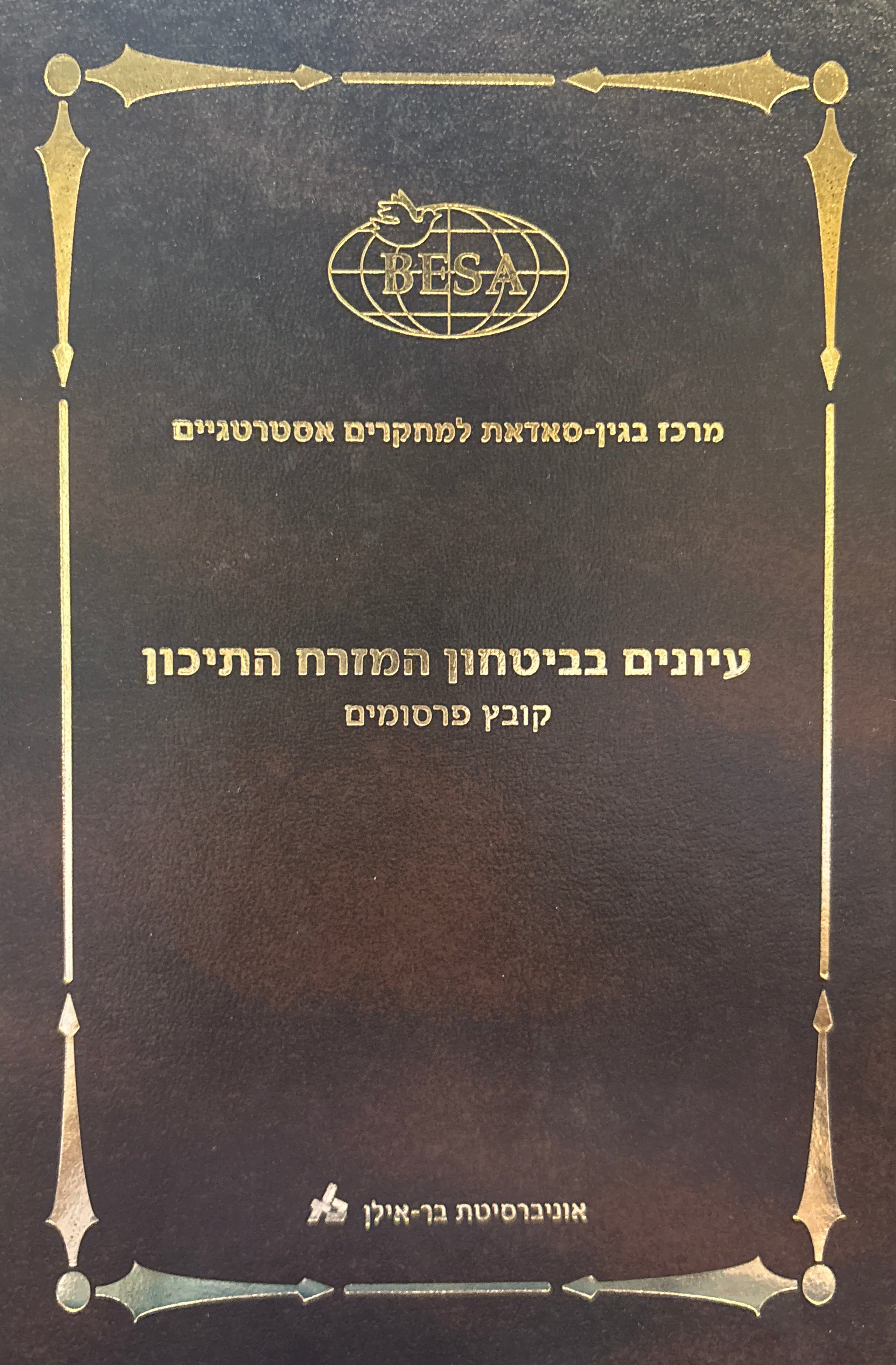 עיונים בביטחון המזרח התיכון / קובץ פרסומים