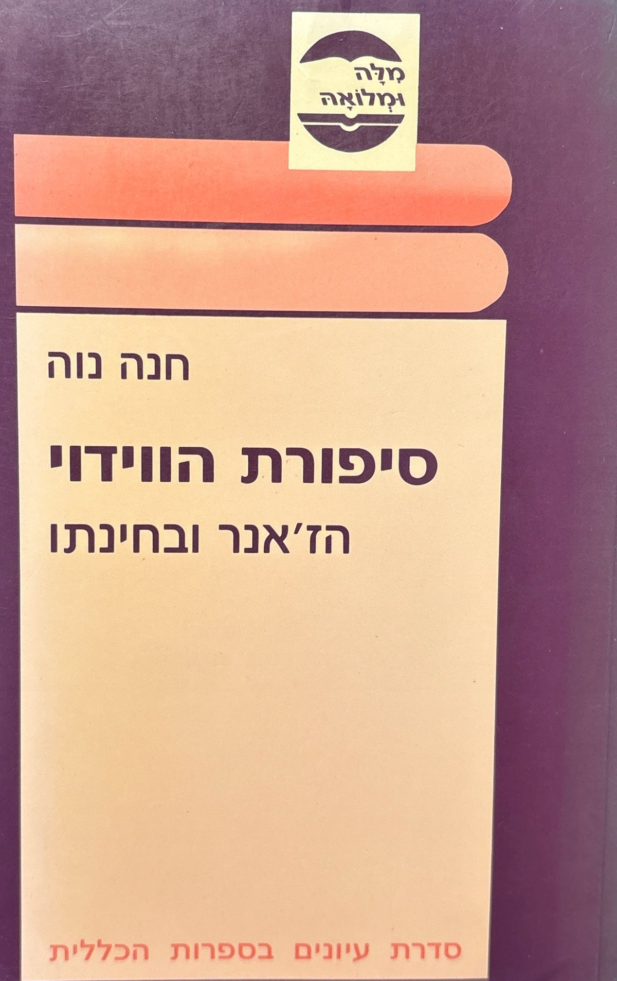 סיפורת הווידוי / הז'אנר ובחינתו