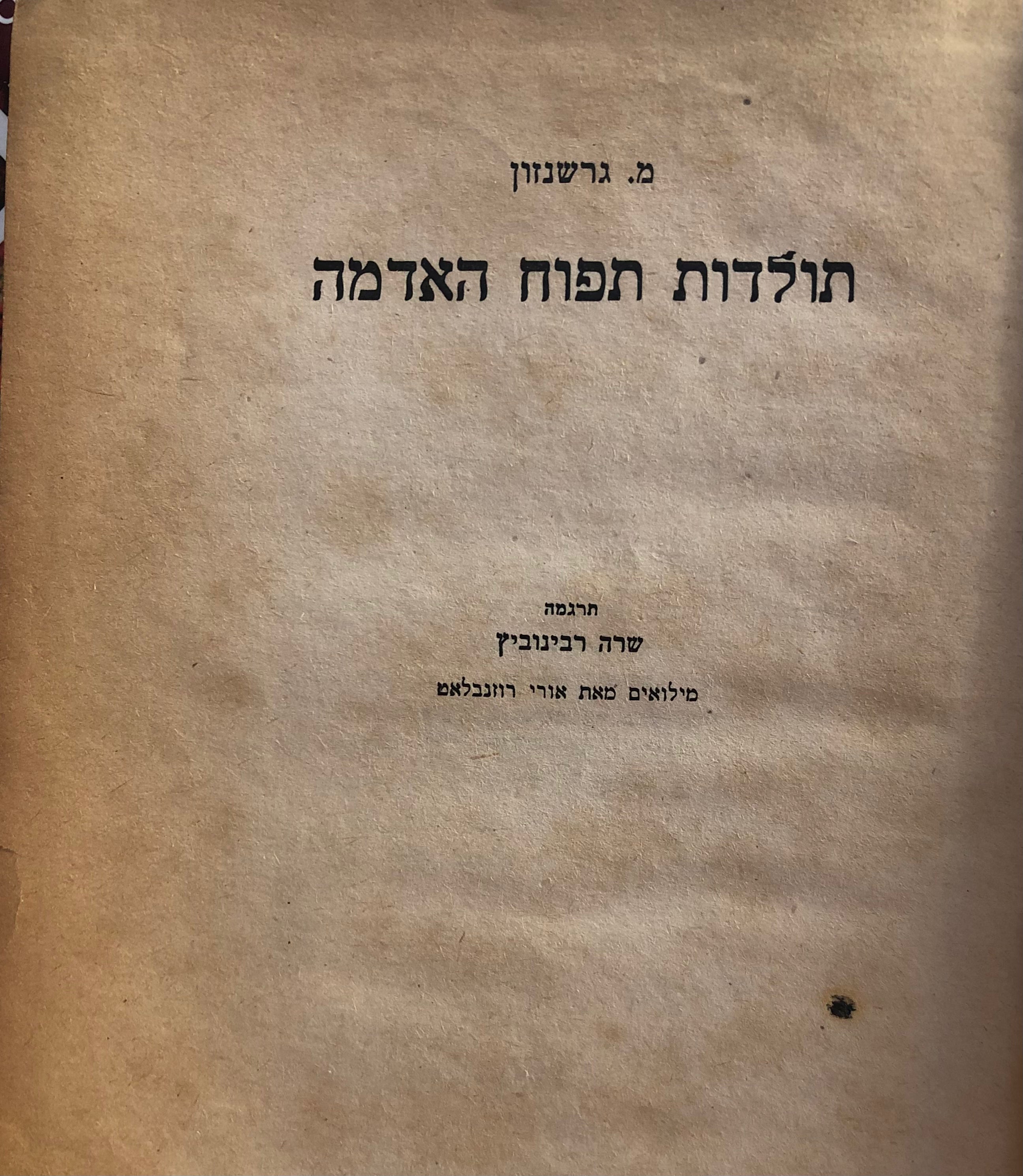 תולדות תפוח האדמה