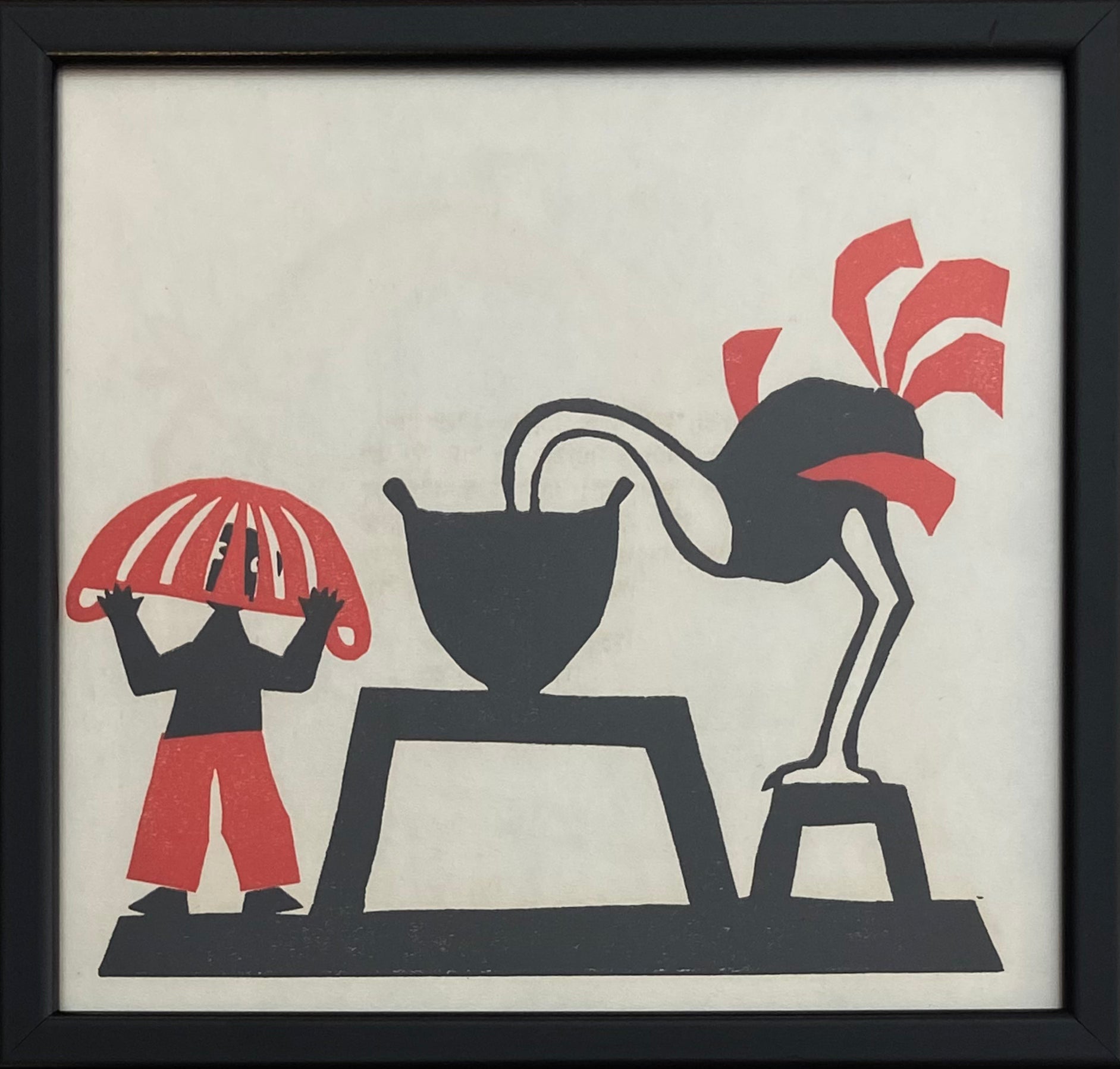 בת היענה: דף מקורי מתוך הספר בואו לאכול! מאת מרים ברטוב