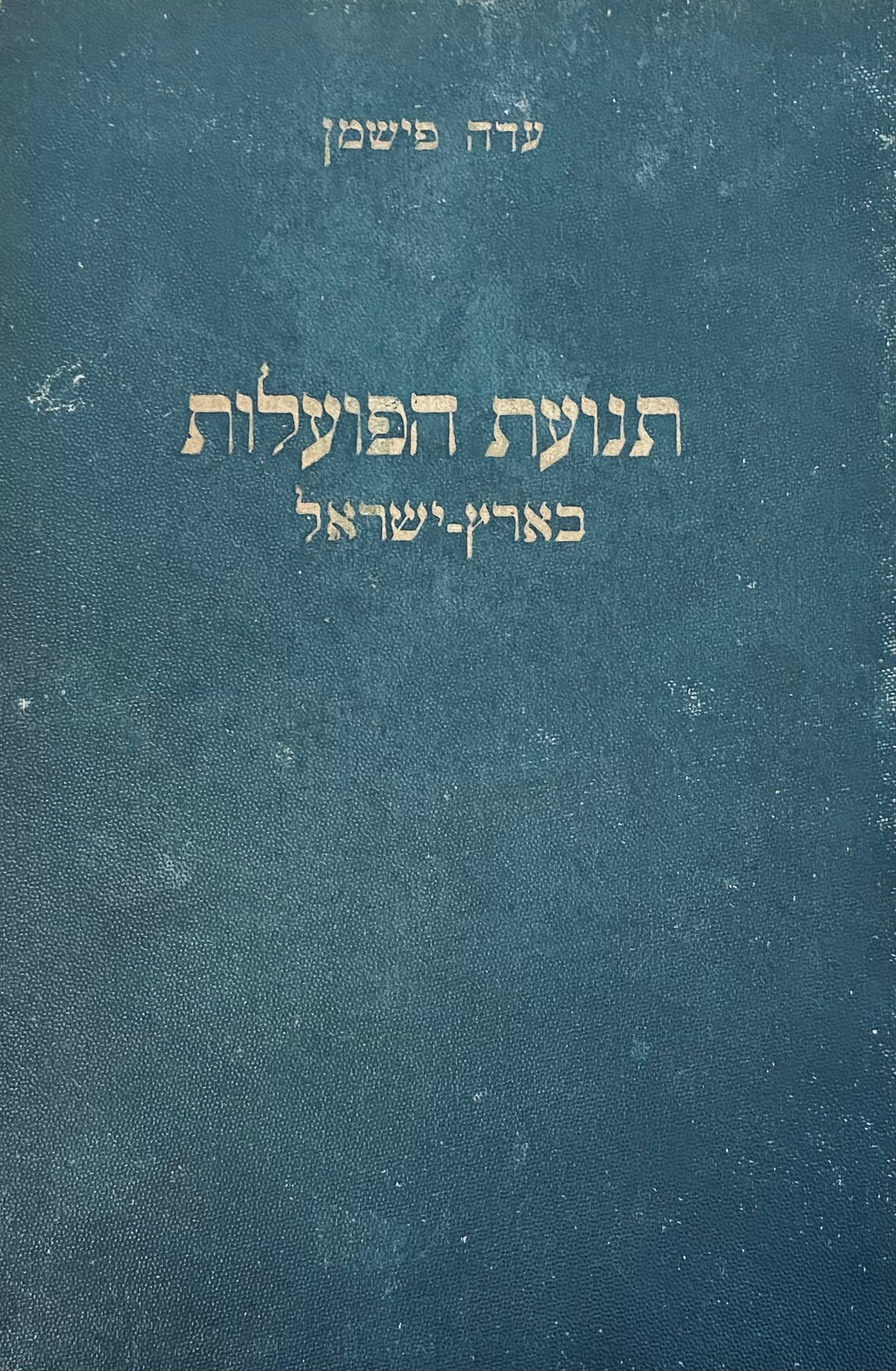 תנועת הפועלות בארץ-ישראל / תרס"ד-תרפ"ט - 1904-1929