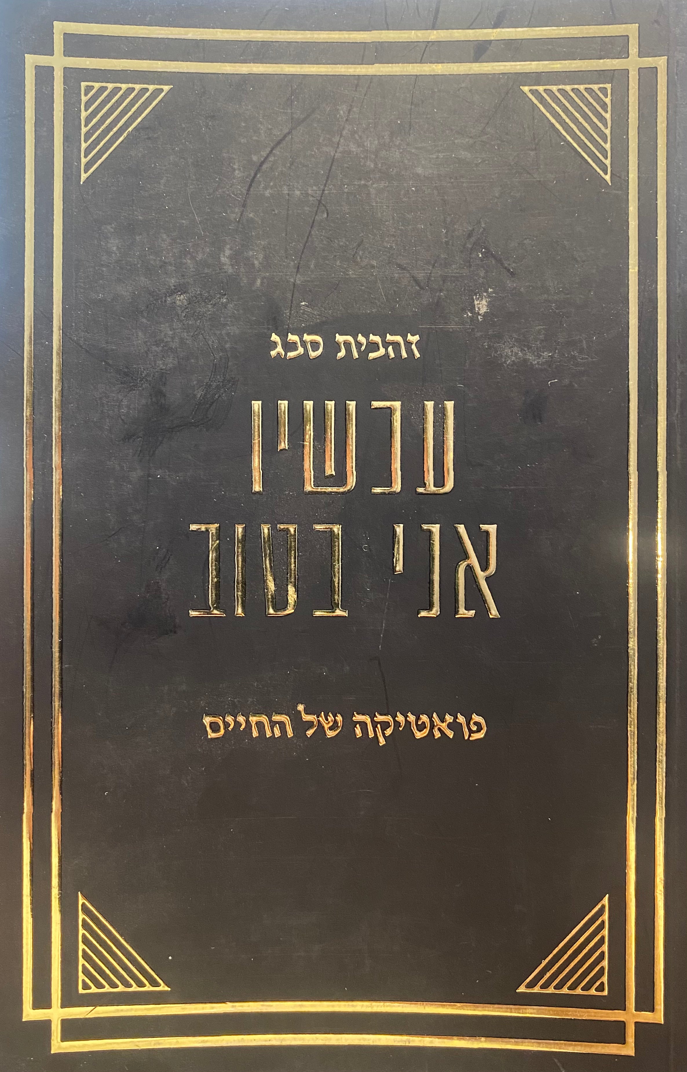עכשיו אני בטוב / פואטיקה של החיים