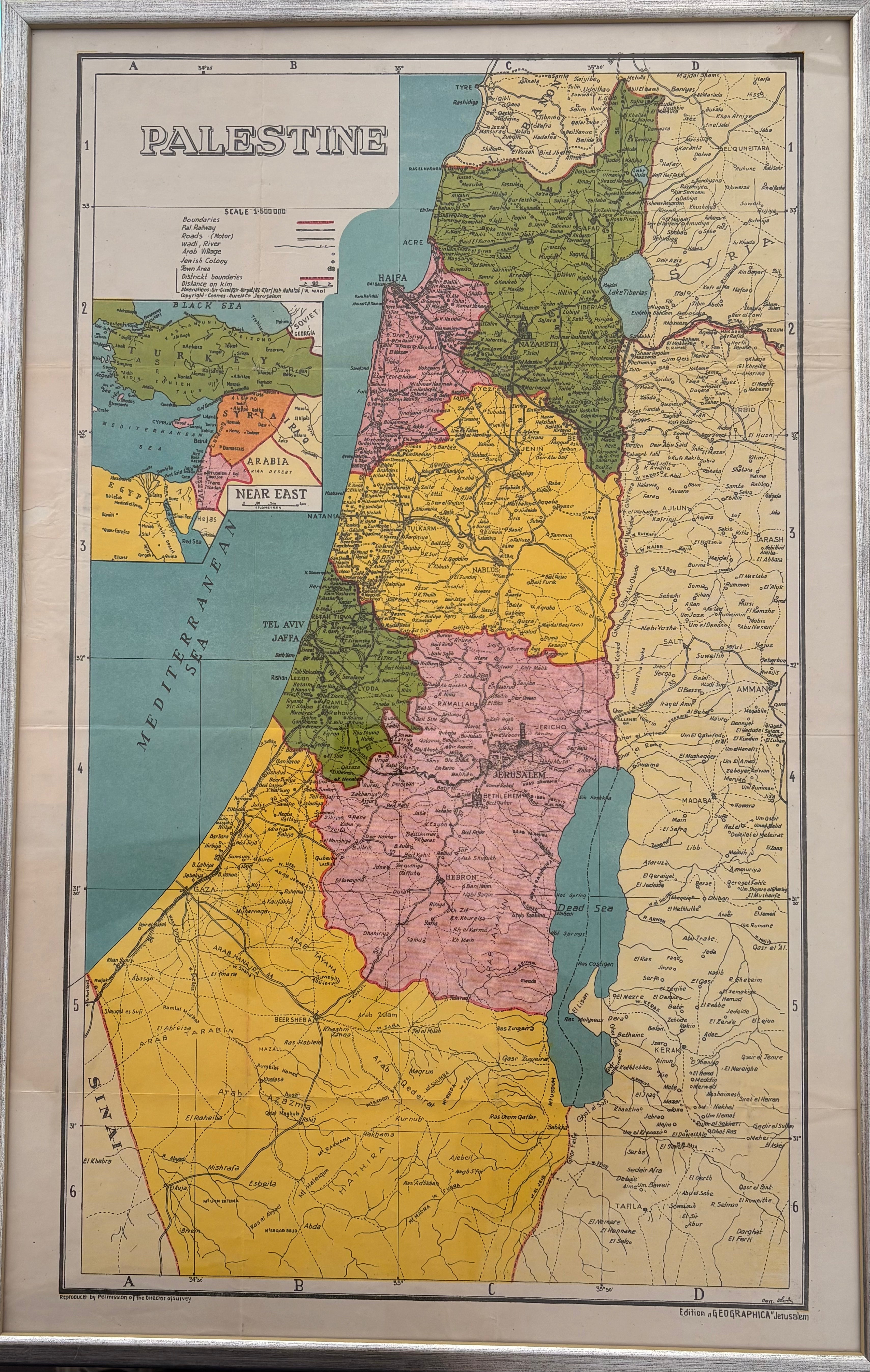 מפה: Palestine