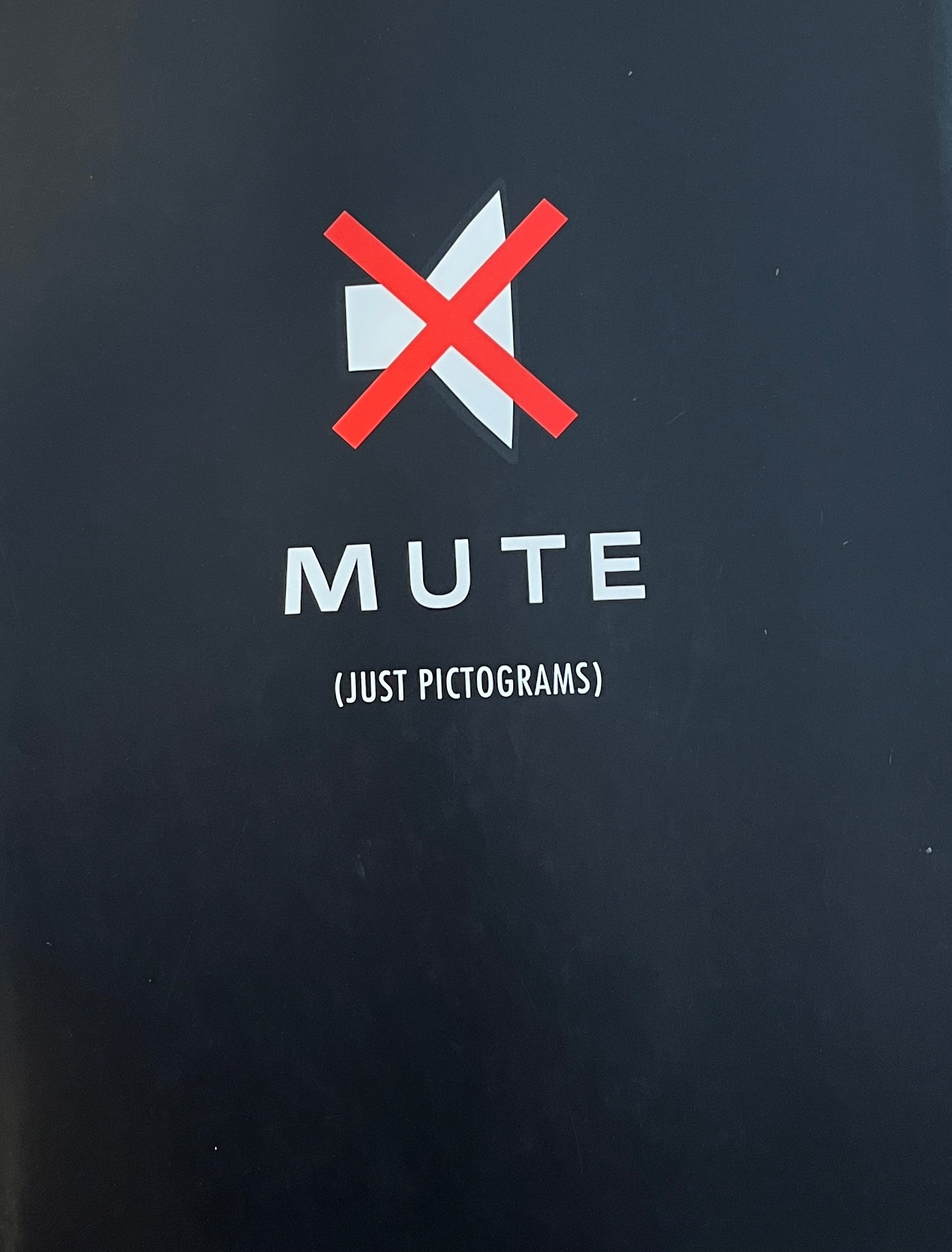 MUTE (JUST PICTOGRAM)