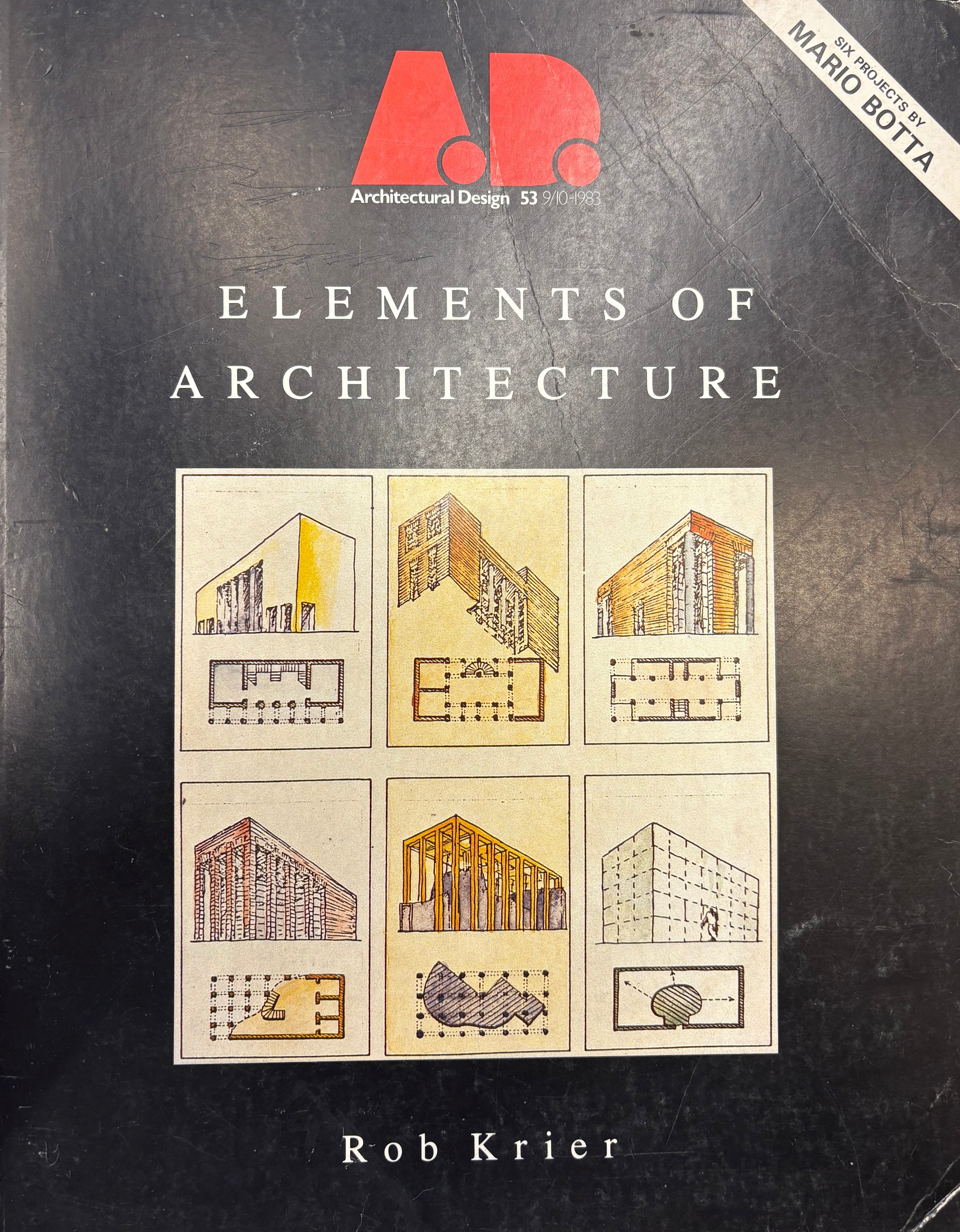 Elements of Architecture / Architectural Design 53 9/10
