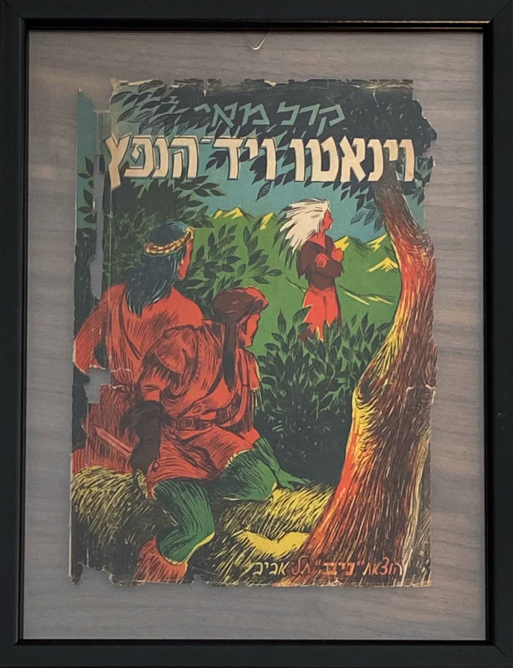 וינאטו ויד הנפץ: עטיפת הספר ממוסגרת במסגרת כפולה