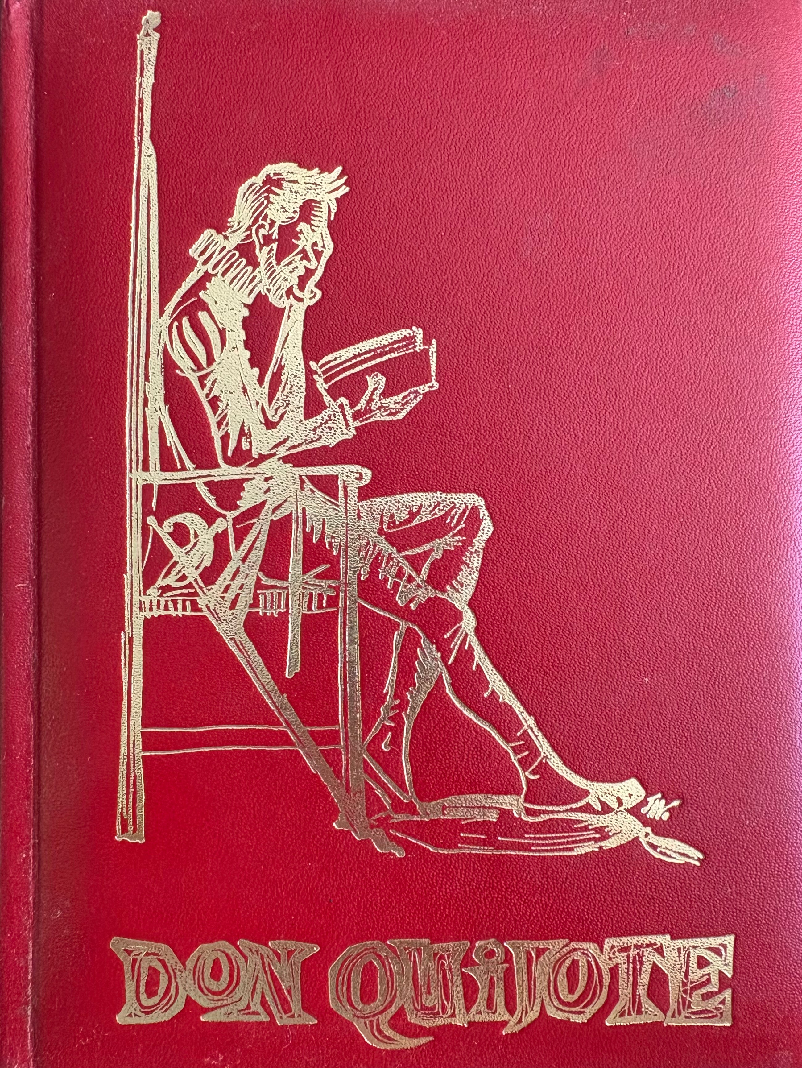 Don Quijote de la Mancha: 356 Illustrations by Gustavo Dore / by Miguel De Cervantes מהדורה בספרדית עם פיתוחי עץ מאת גוסטב דורה