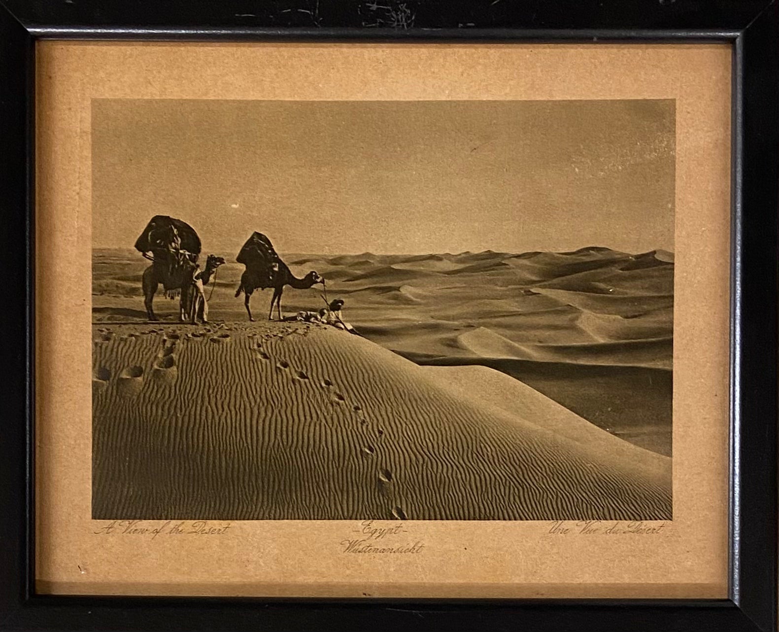 צילום ממוסגר מתוך ספר מסעות למצרים - 1917 / 7