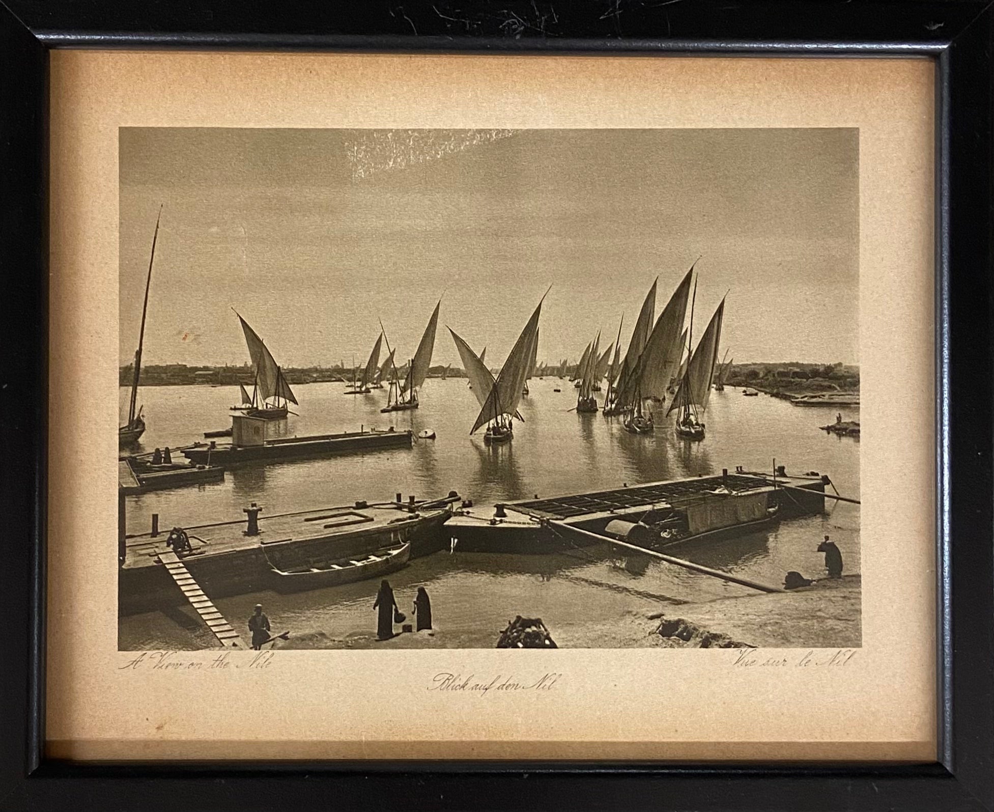 צילום ממוסגר מתוך ספר מסעות למצרים - 1917 / 5