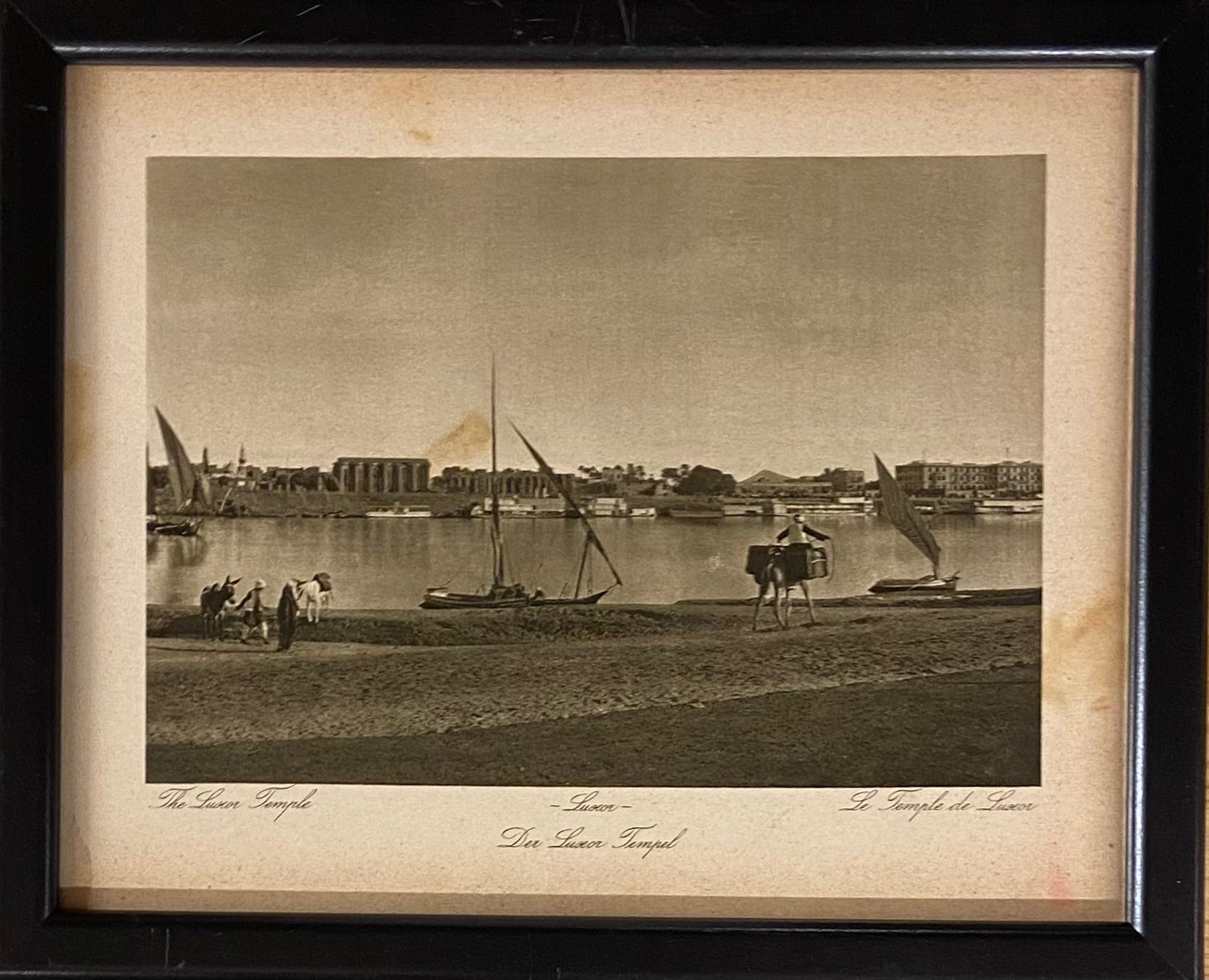 צילום ממוסגר מתוך ספר מסעות למצרים - 1917 / 4