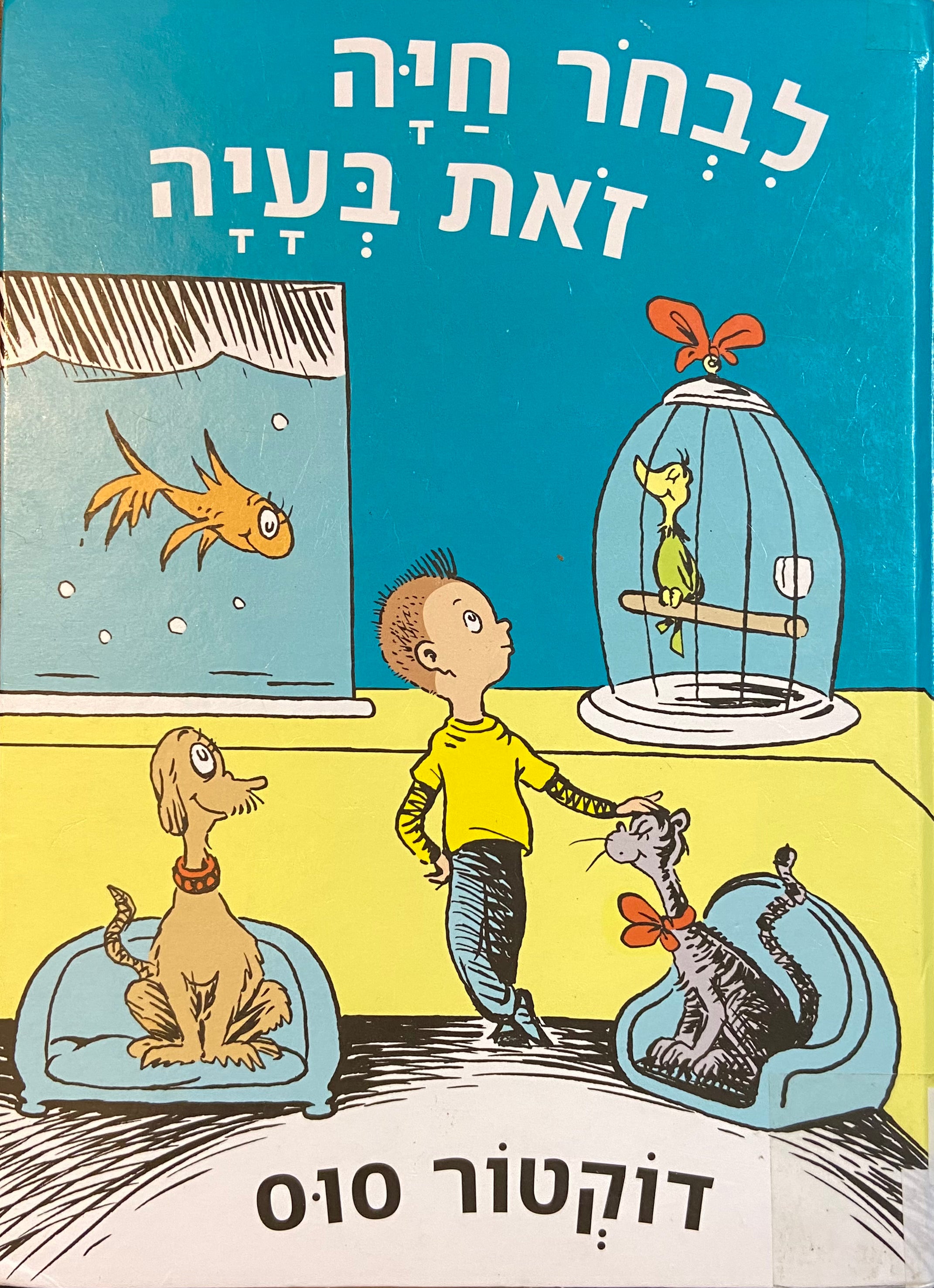 לבחור חיה זאת בעיה