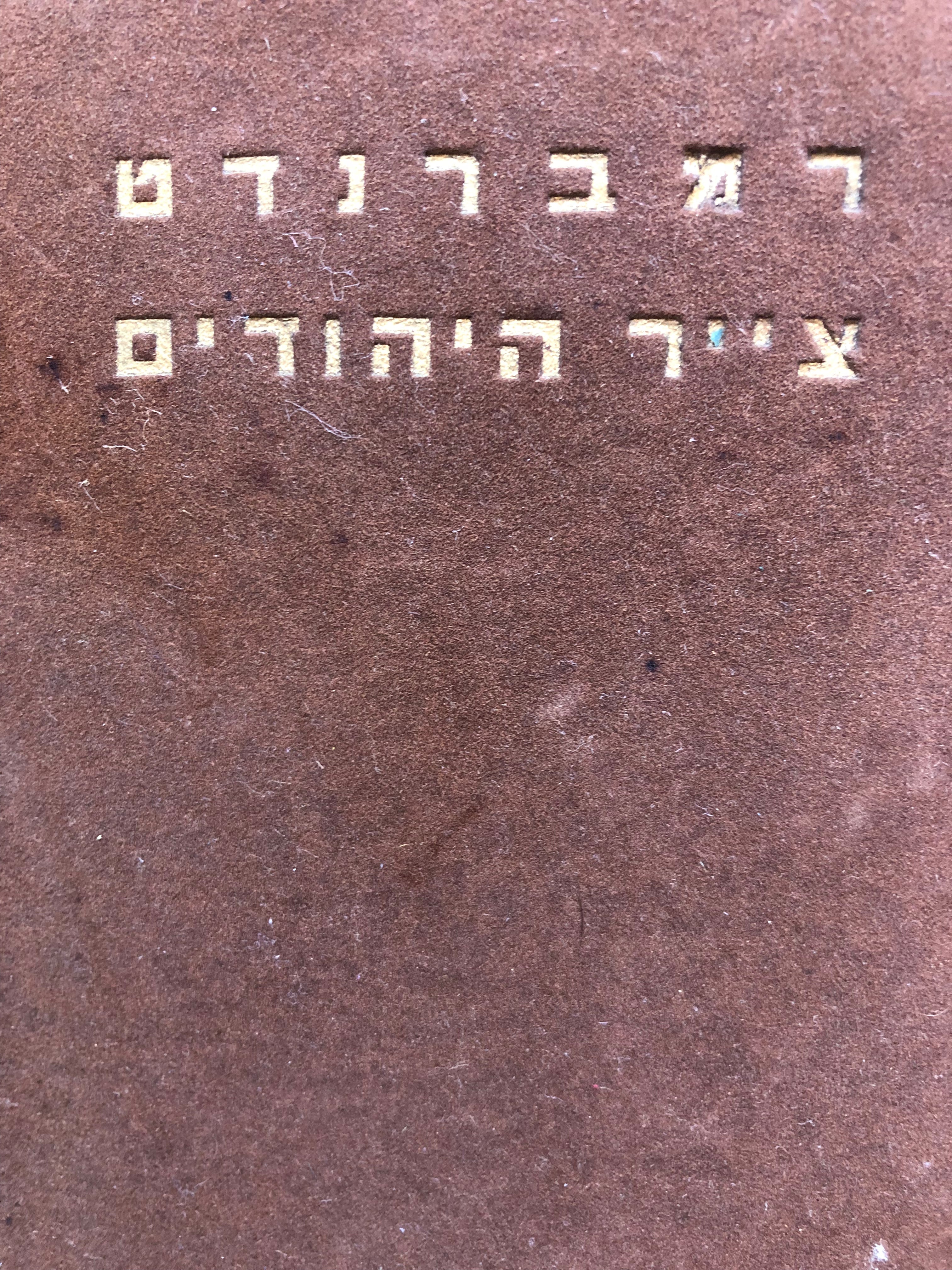 רמברנדט צייר היהודים: תולדות רמברנדט באור יחסיו ליהודים וליהדות / תרגום: י. קור = יחזקאל קוטשר / בצרוף 50 תמונות
