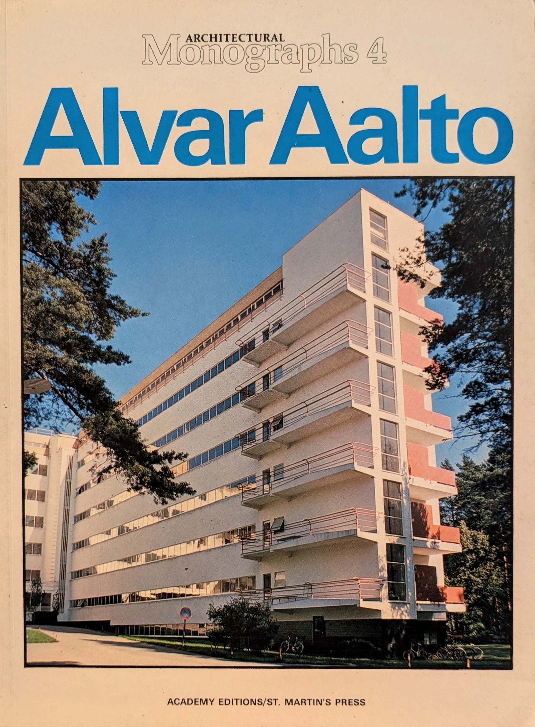 Alvar Aalto: Architectural Monographs No 4