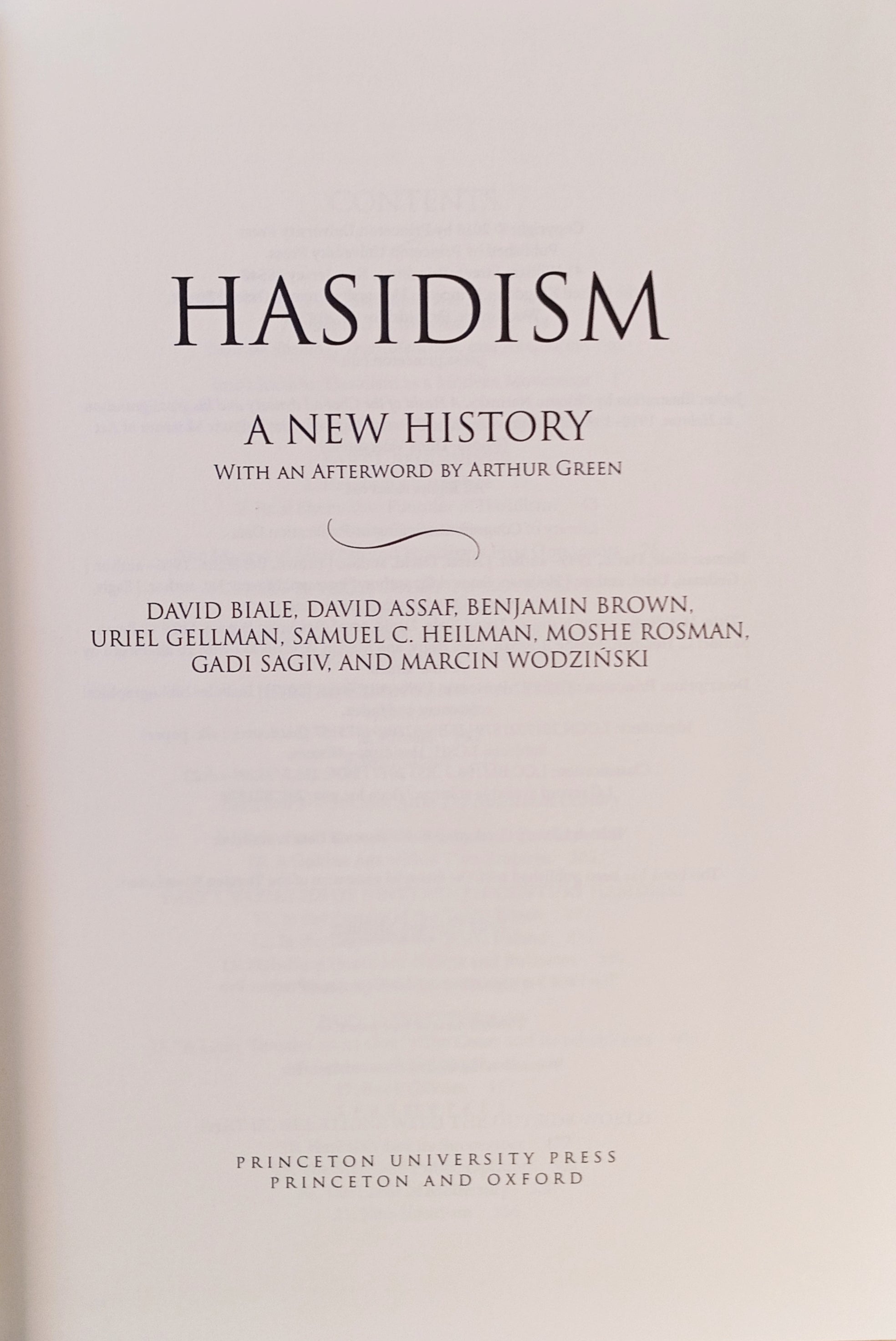 Hasidism: A New History
