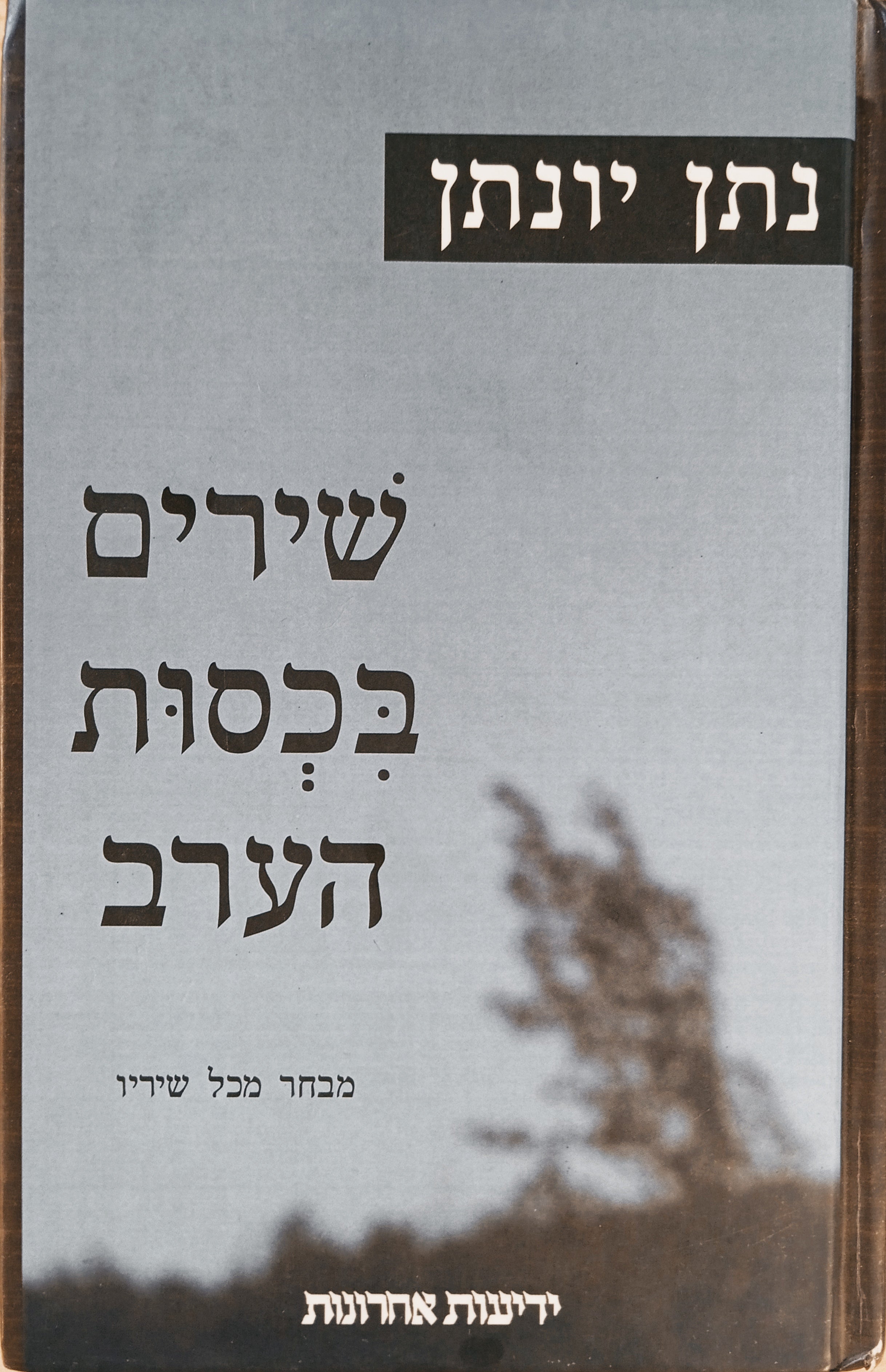 שירים בכסות הערב: מבחר מכל שיריו