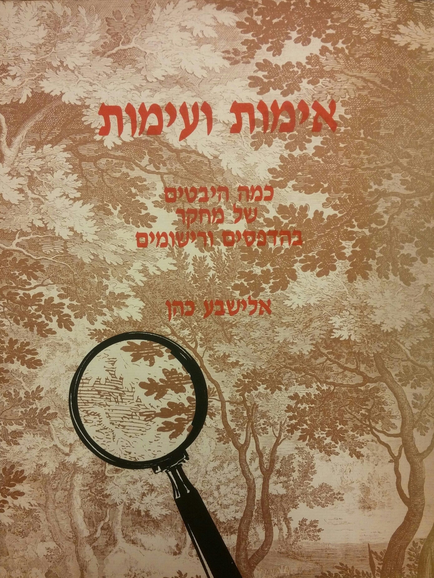 אימות ועימות / כמה היבטים של מחקר בהדפס ורישומים