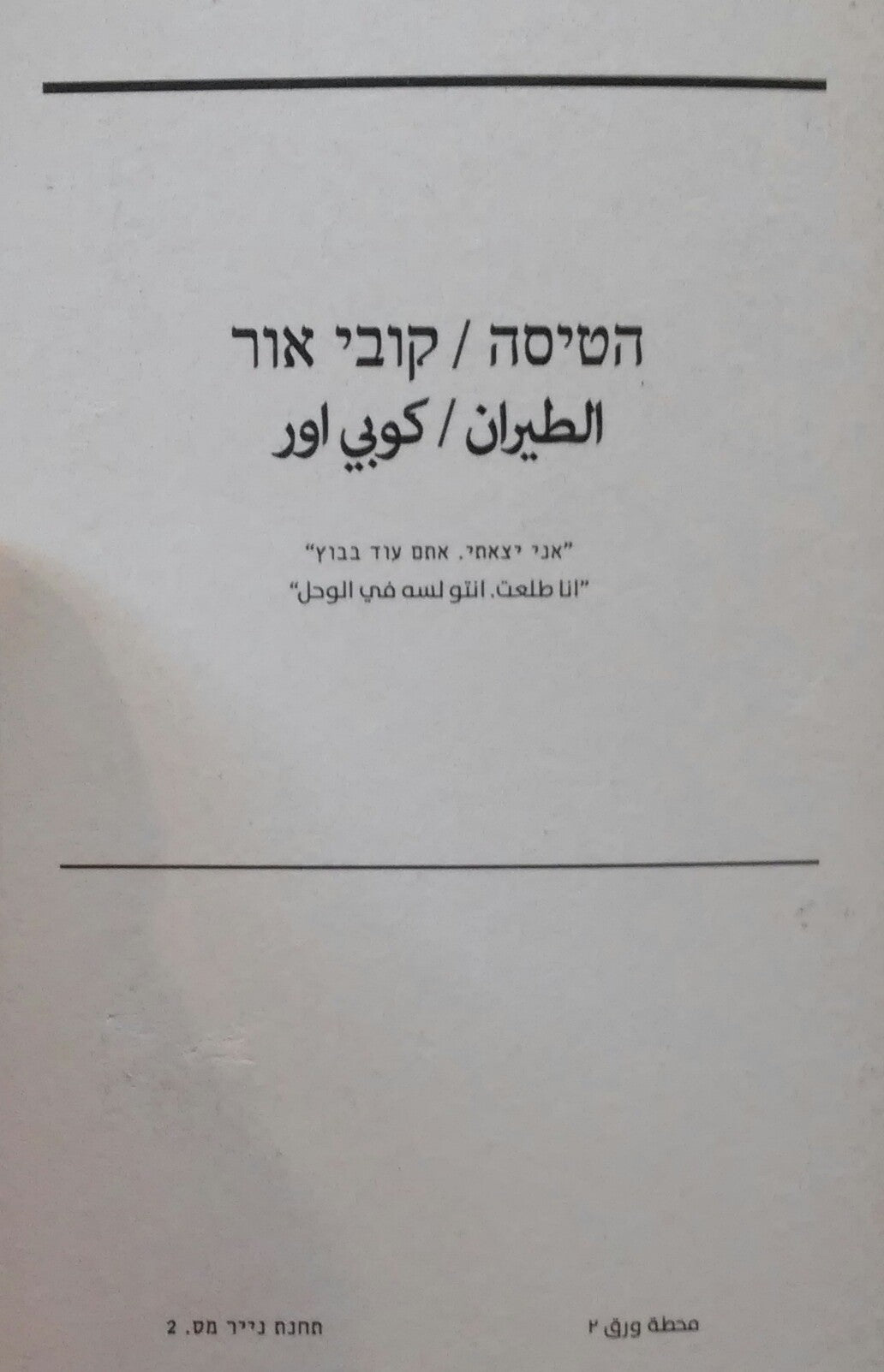 הטיסה