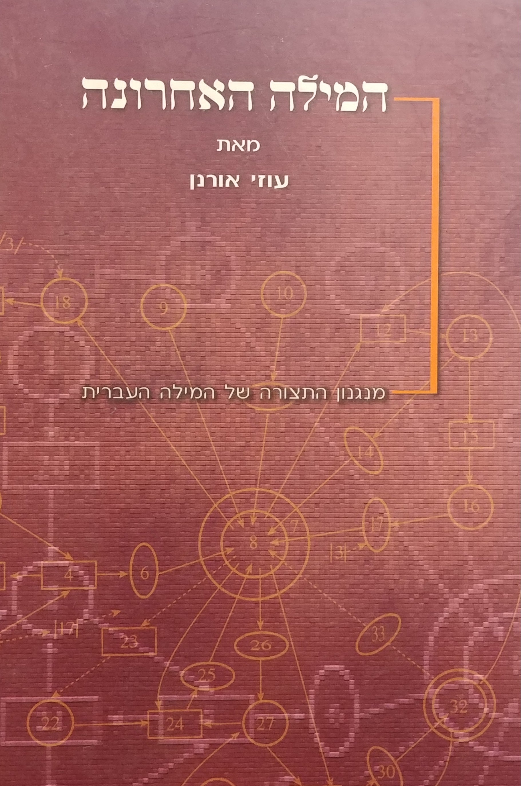 המילה האחרונה / מנגנון התצורה של המילה העברית