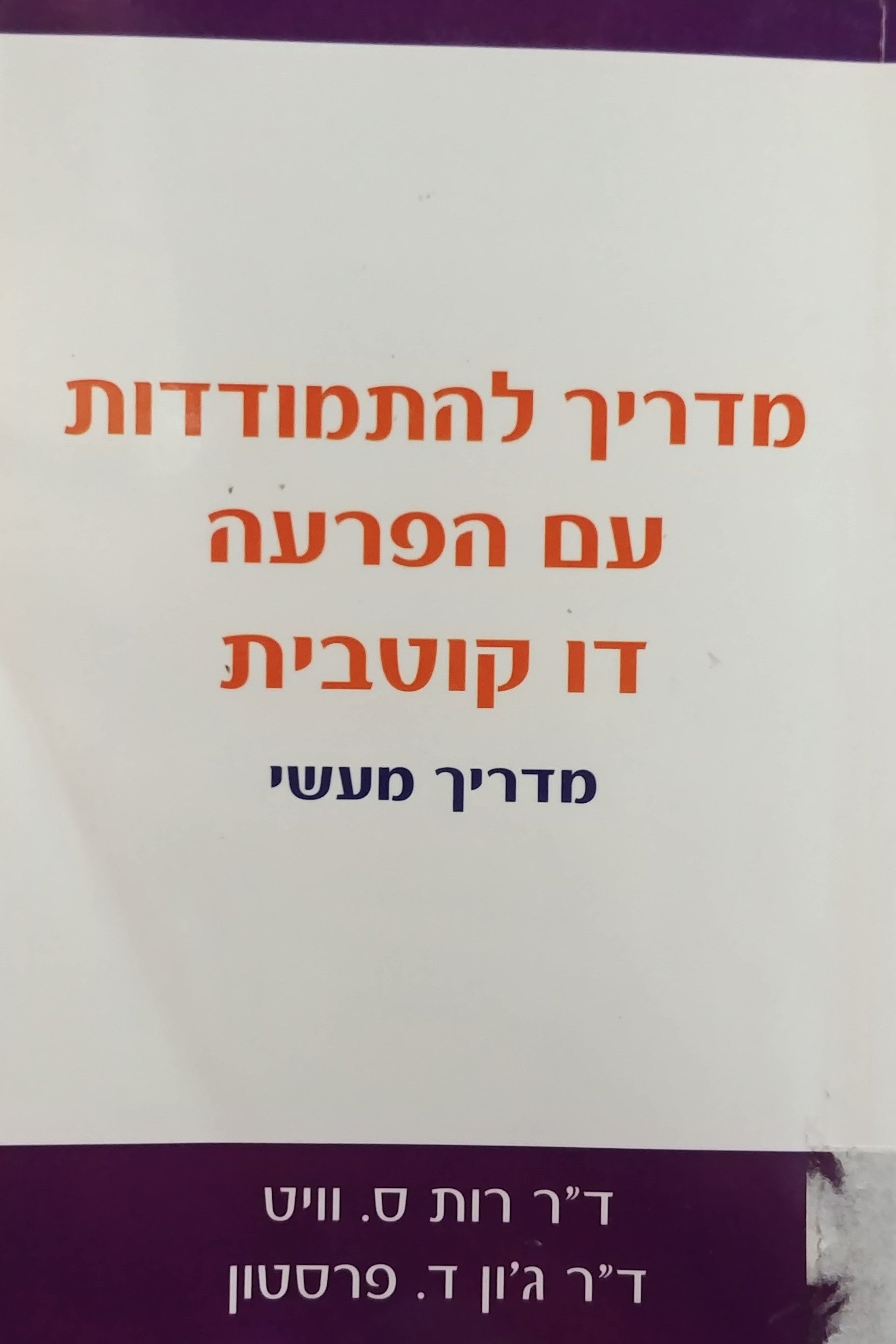 מדריך להתמודדות עם הפרעה דו קוטבית / מדריך מעשי לזיהוי גורמים נטילת תרופות התמודדות עם תסמינים ועוד